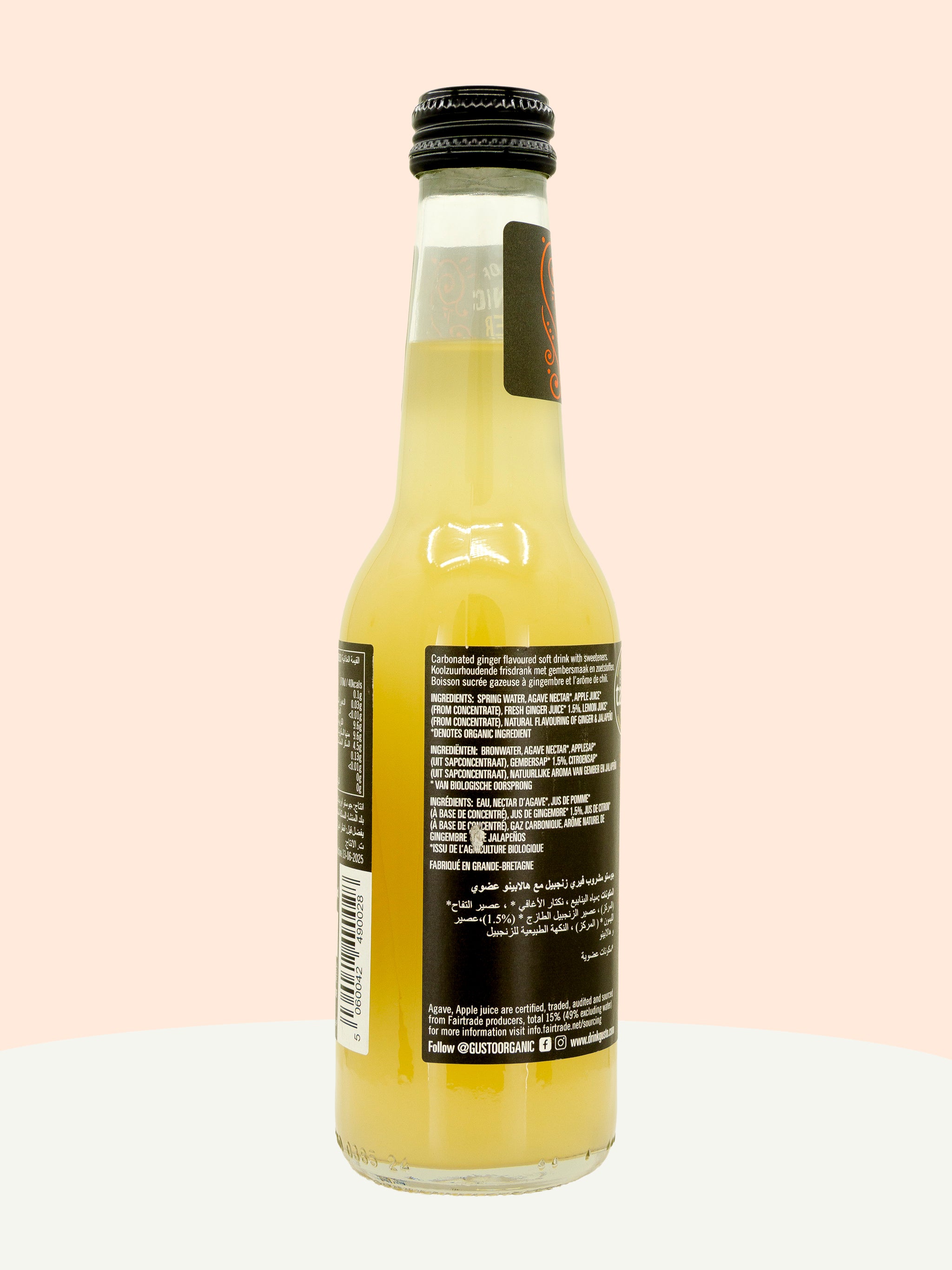 Fiery Ginger &amp; Jalapeño Sparkling Drink