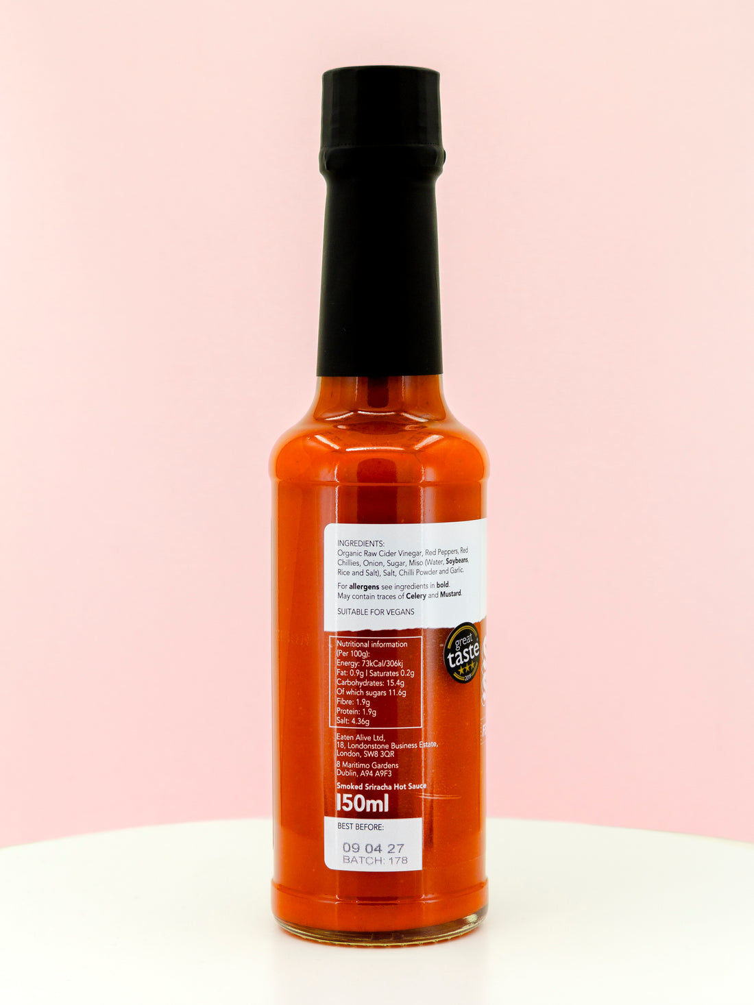 EATEN ALIVE Smoked Sriracha Hot Sauce