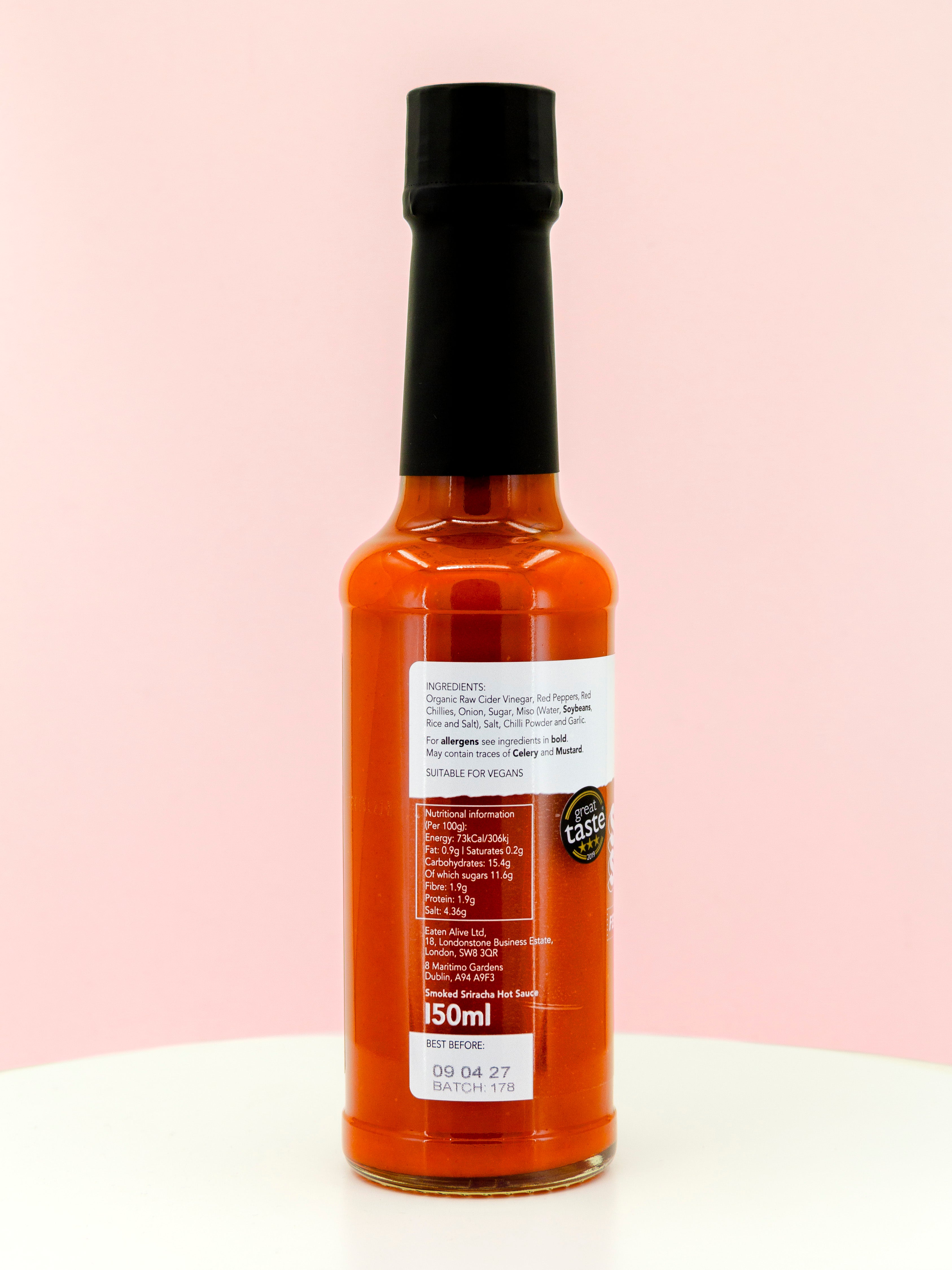 EATEN ALIVE Smoked Sriracha Hot Sauce