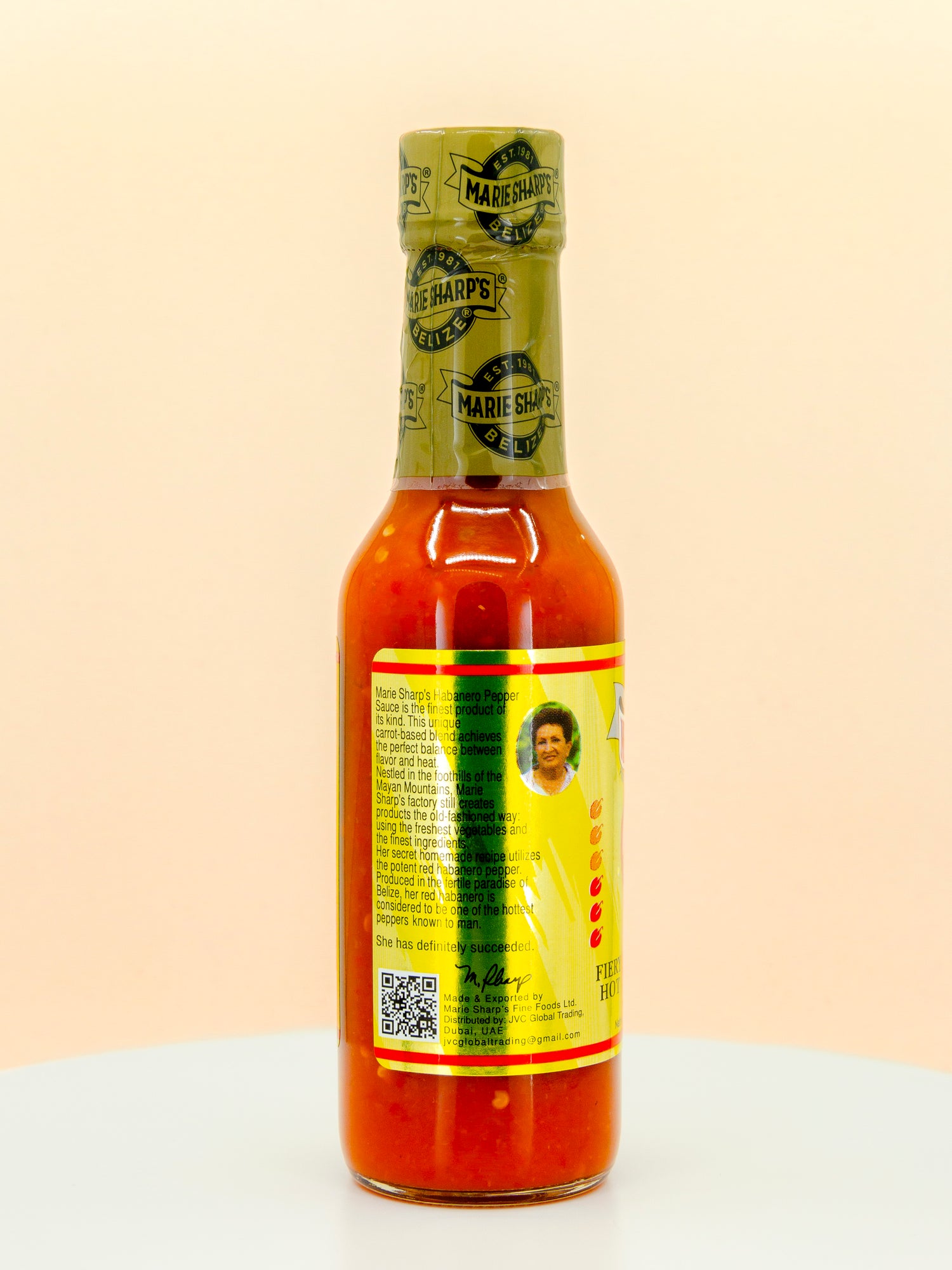 Fiery Hot Habanero Pepper Hot Sauce