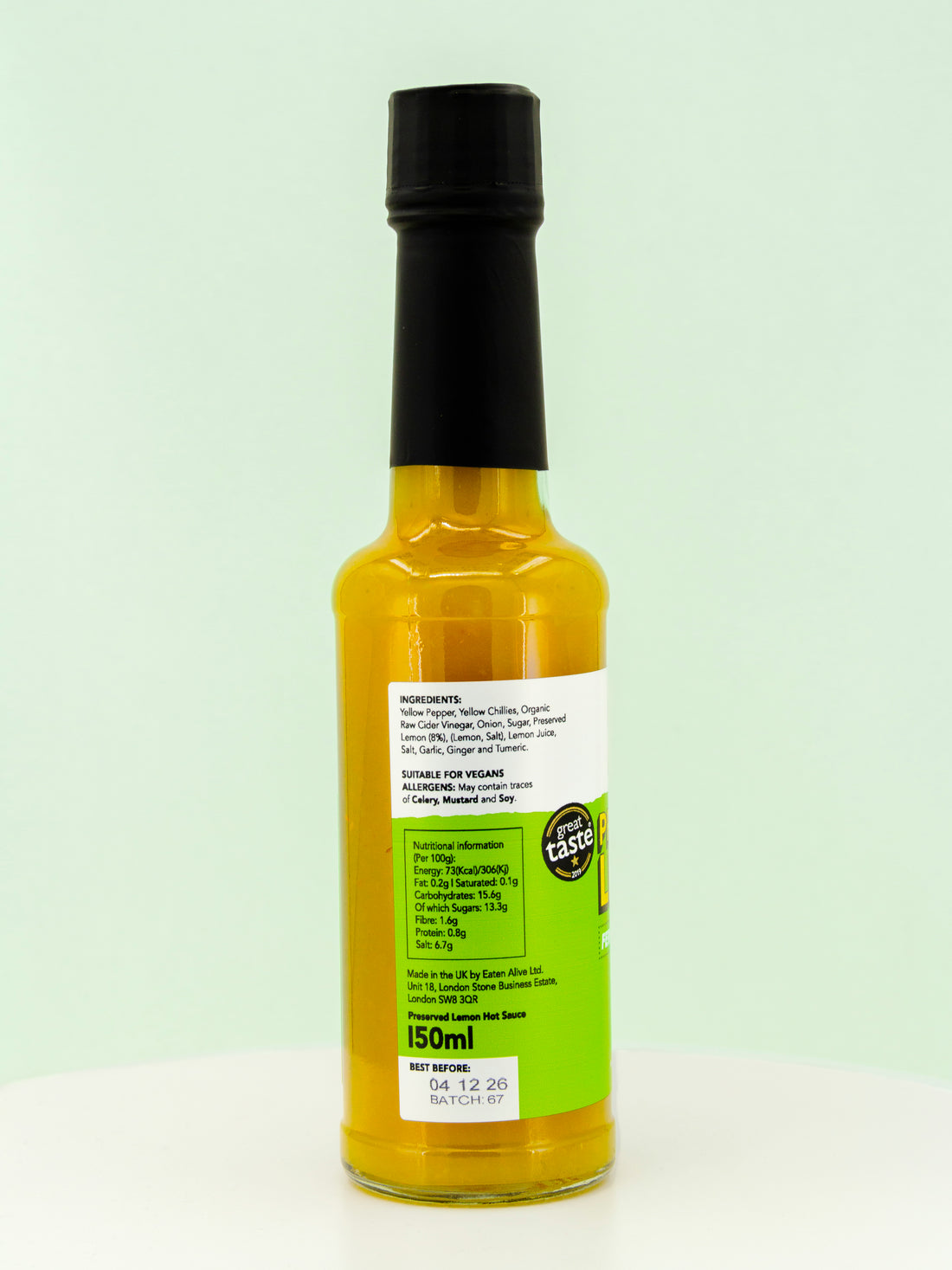 EATEN ALIVE Preserved Lemon Hot Sauce