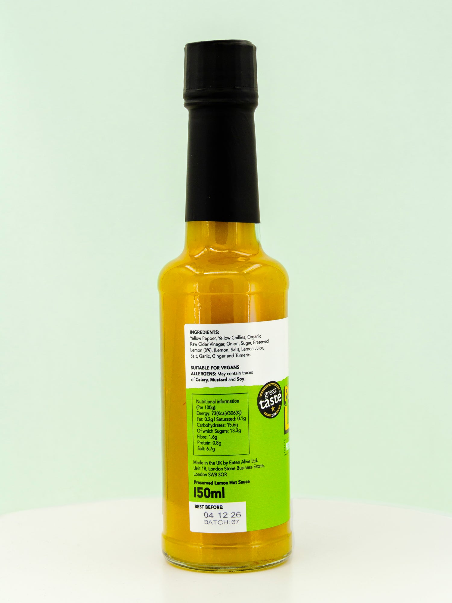EATEN ALIVE Preserved Lemon Hot Sauce