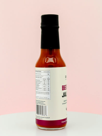 CHARRED Beetroot Jalapeno Hot Sauce