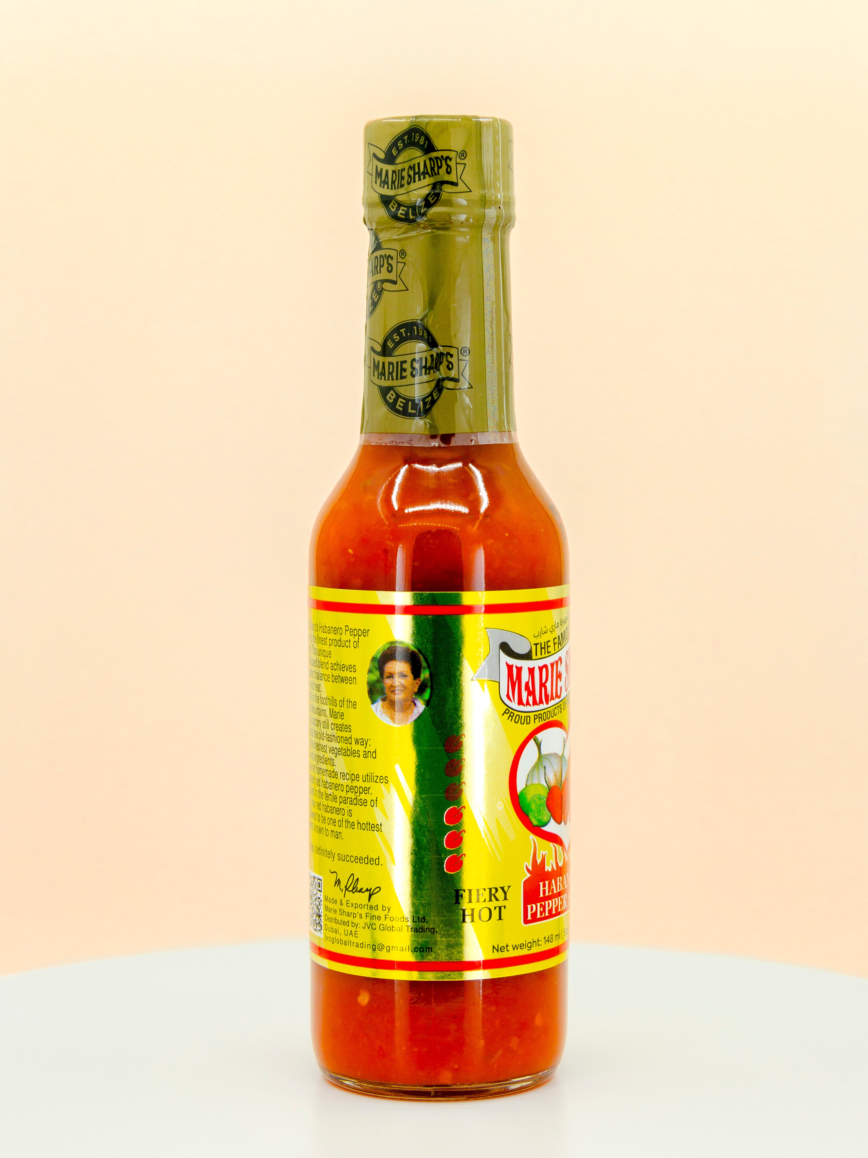 Fiery Hot Habanero Pepper Hot Sauce