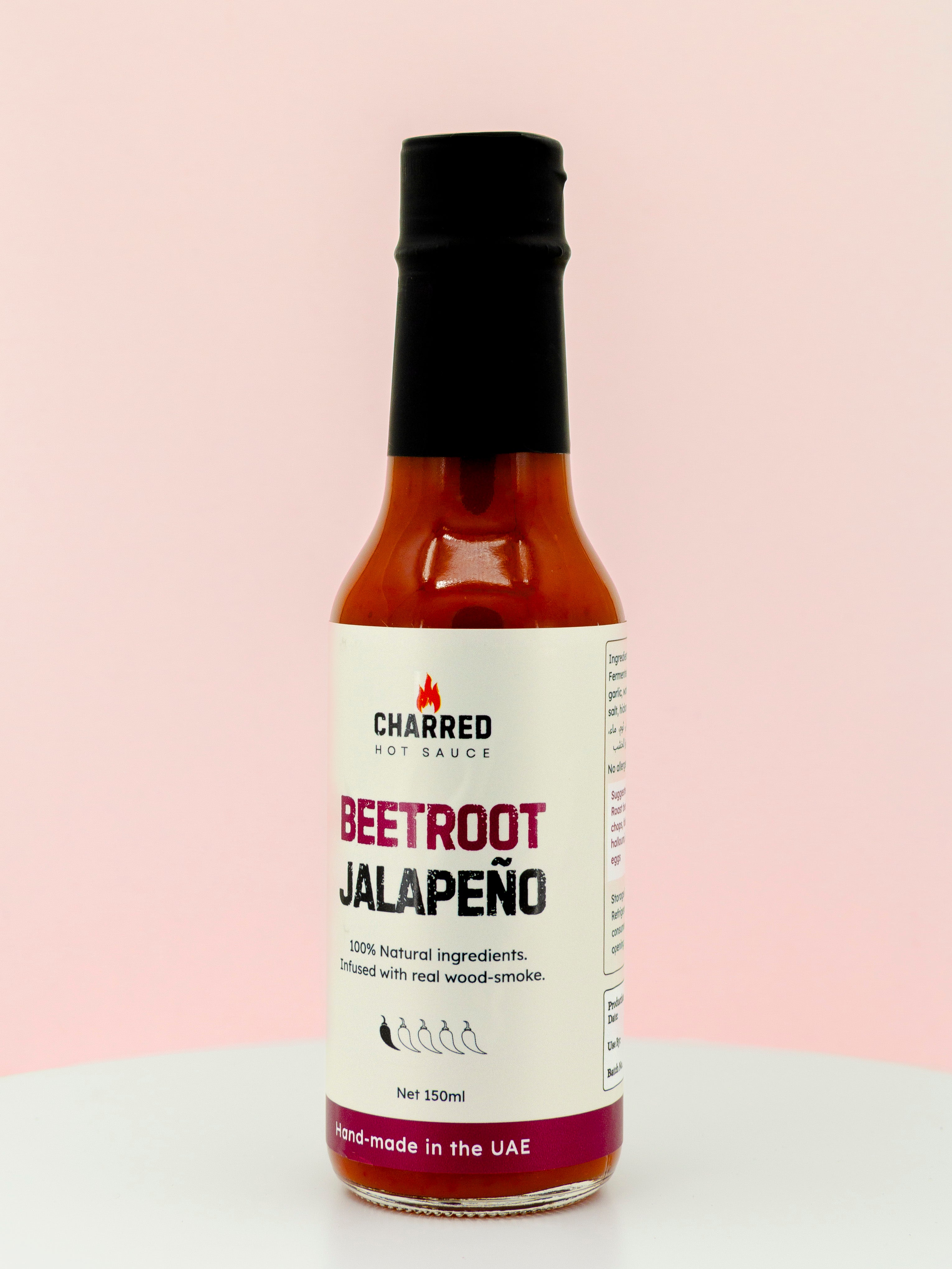 CHARRED Beetroot Jalapeno Hot Sauce