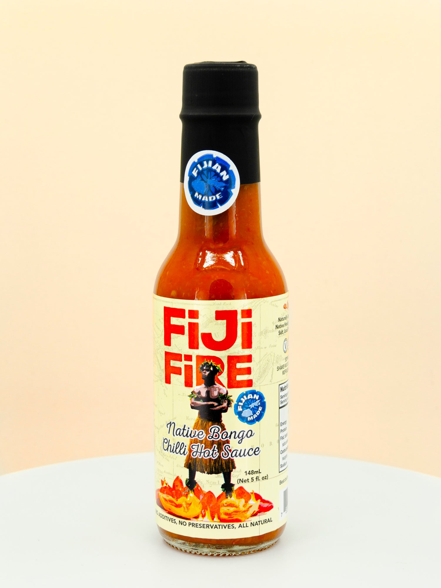 Fiji Fire Native Bongo Chilli Hot Sauce