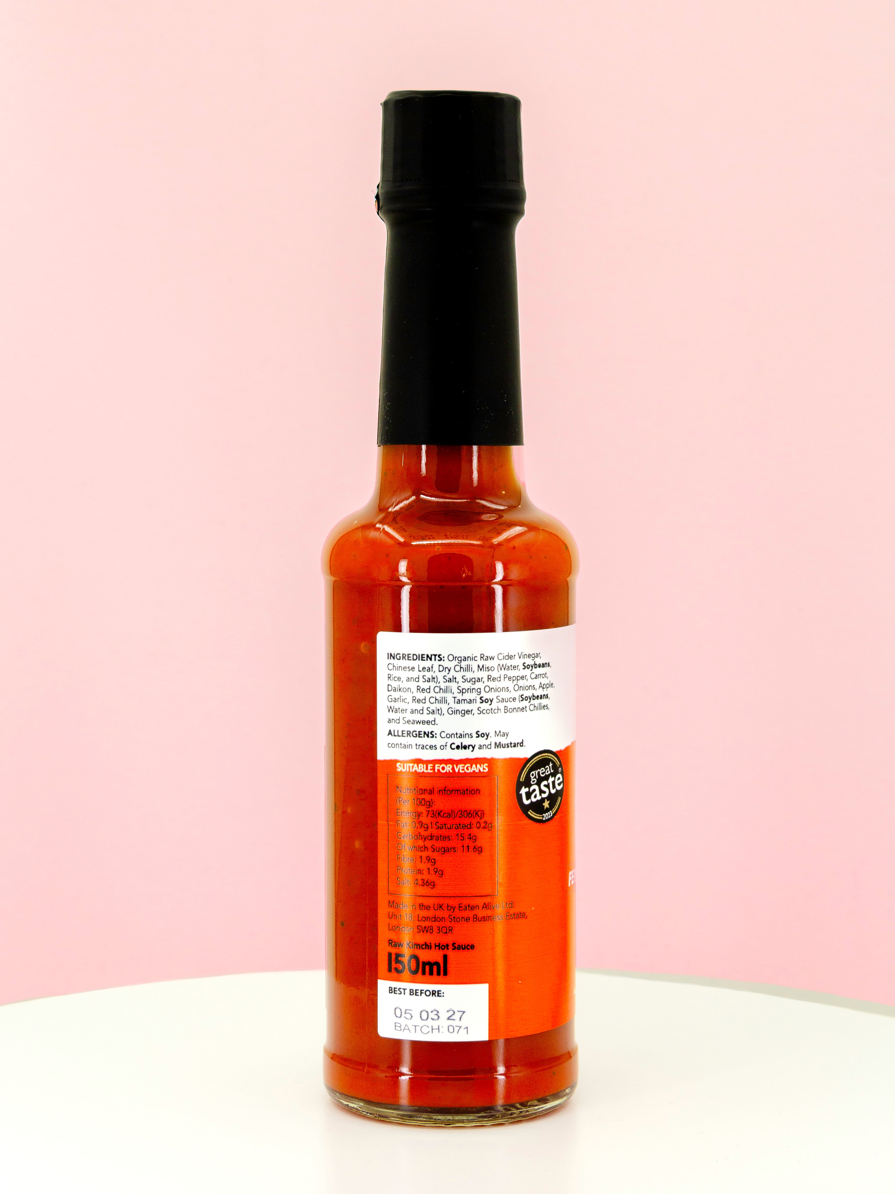 Raw Kimchi Hot Sauce