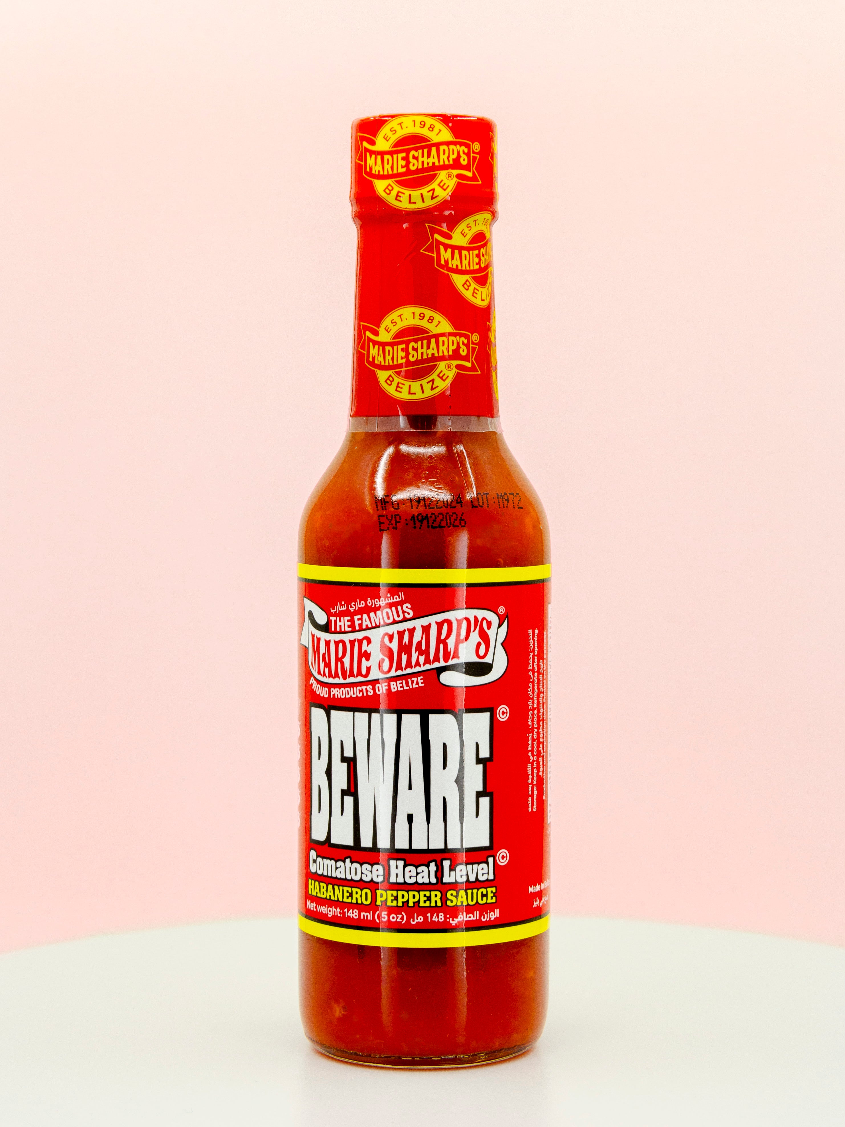 BEWARE Habanero Pepper Hot Sauce