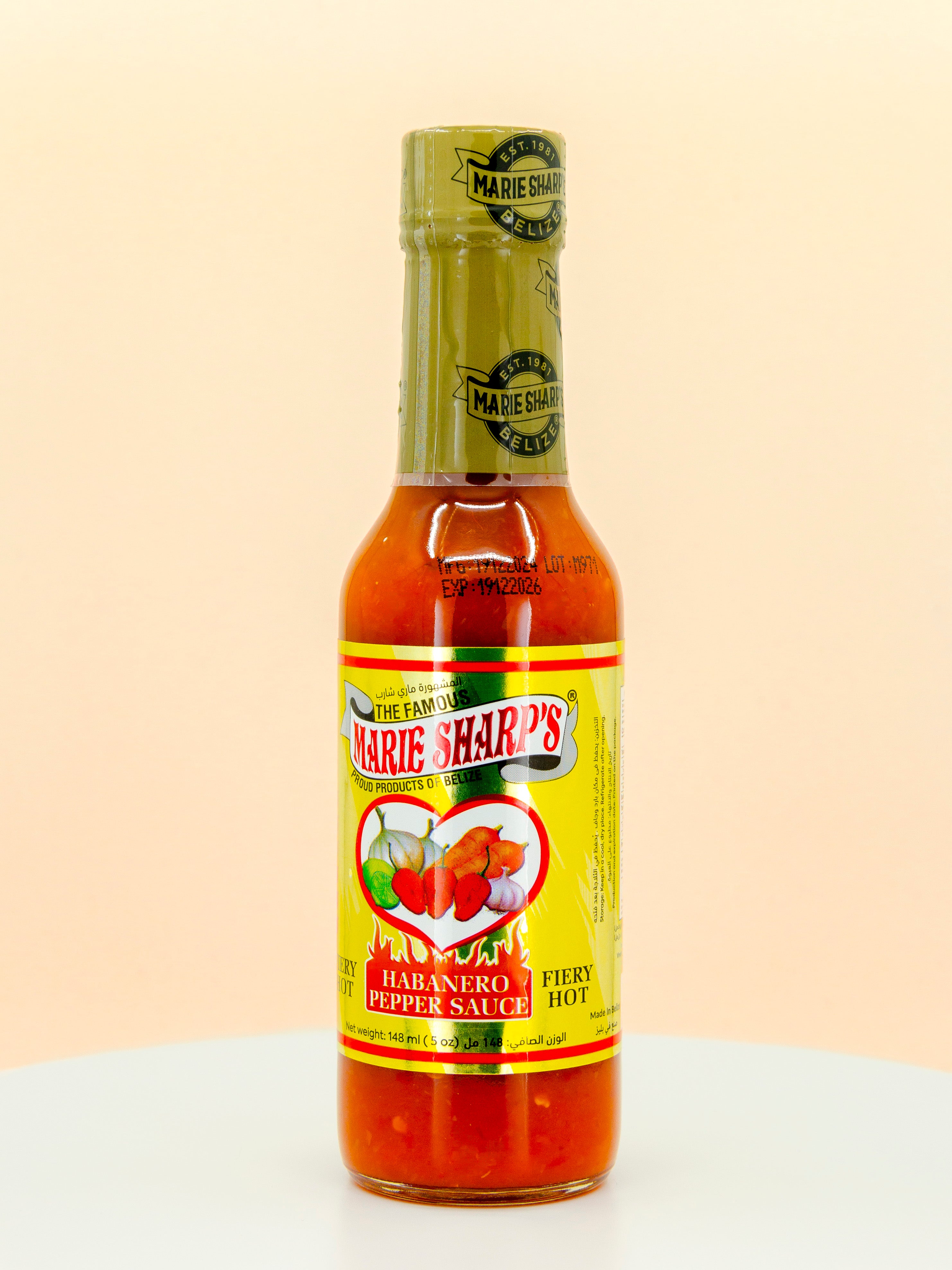 Fiery Hot Habanero Pepper Hot Sauce