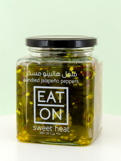 SWEET HEAT Candied Jalapeño Peppers