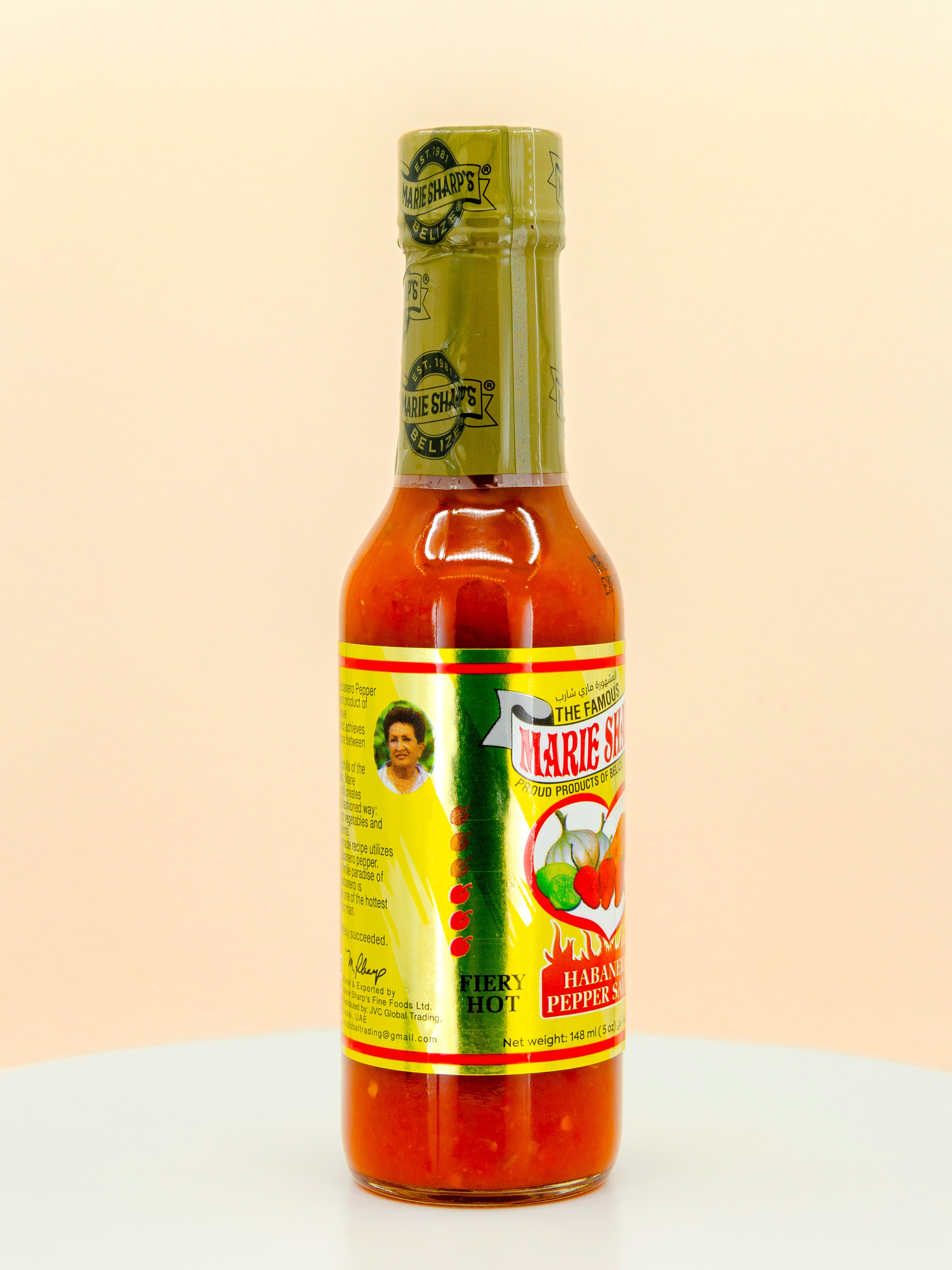 Fiery Hot Habanero Pepper Hot Sauce