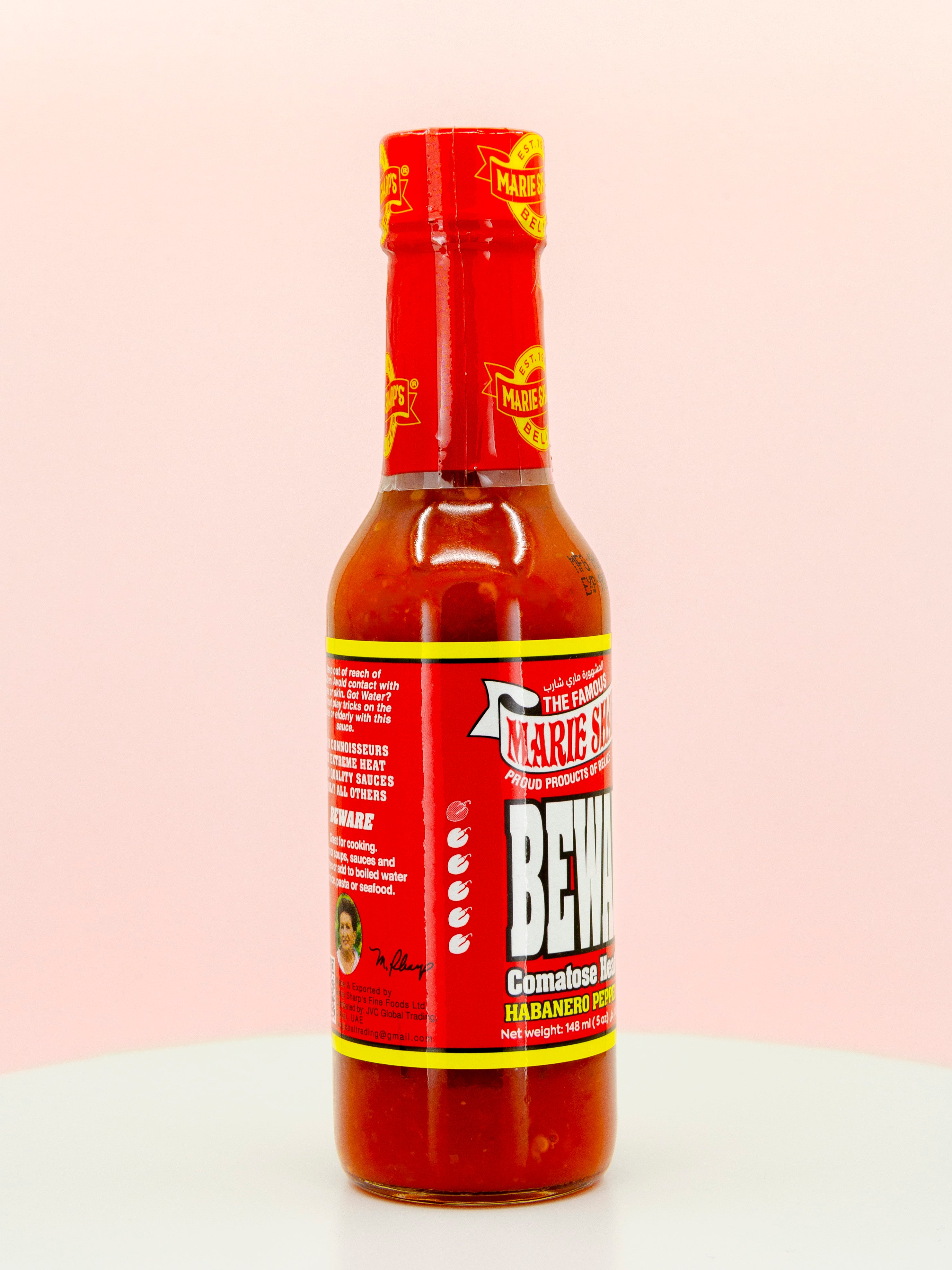 BEWARE Habanero Pepper Hot Sauce