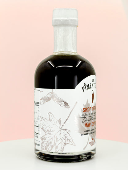 Chipotle-Infused Hot Maple Syrup