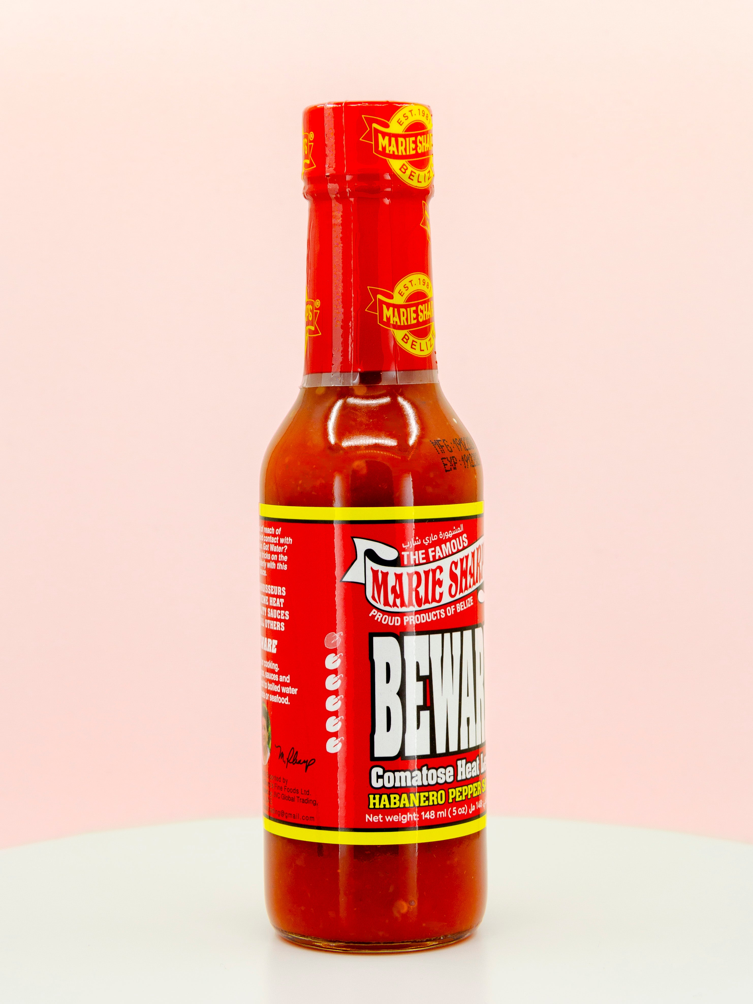 BEWARE Habanero Pepper Hot Sauce