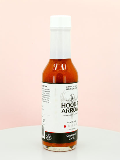 Cayenne, Garlic Hot Sauce