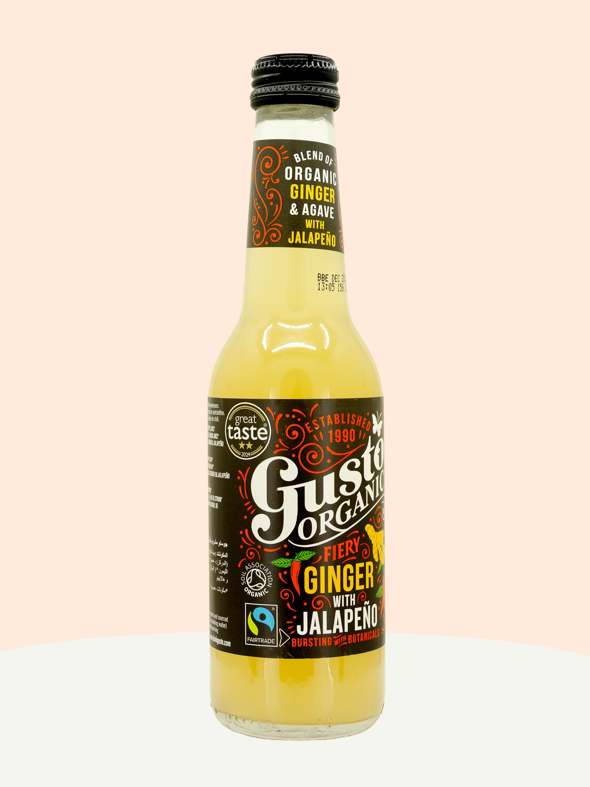 Fiery Ginger &amp; Jalapeño Sparkling Drink