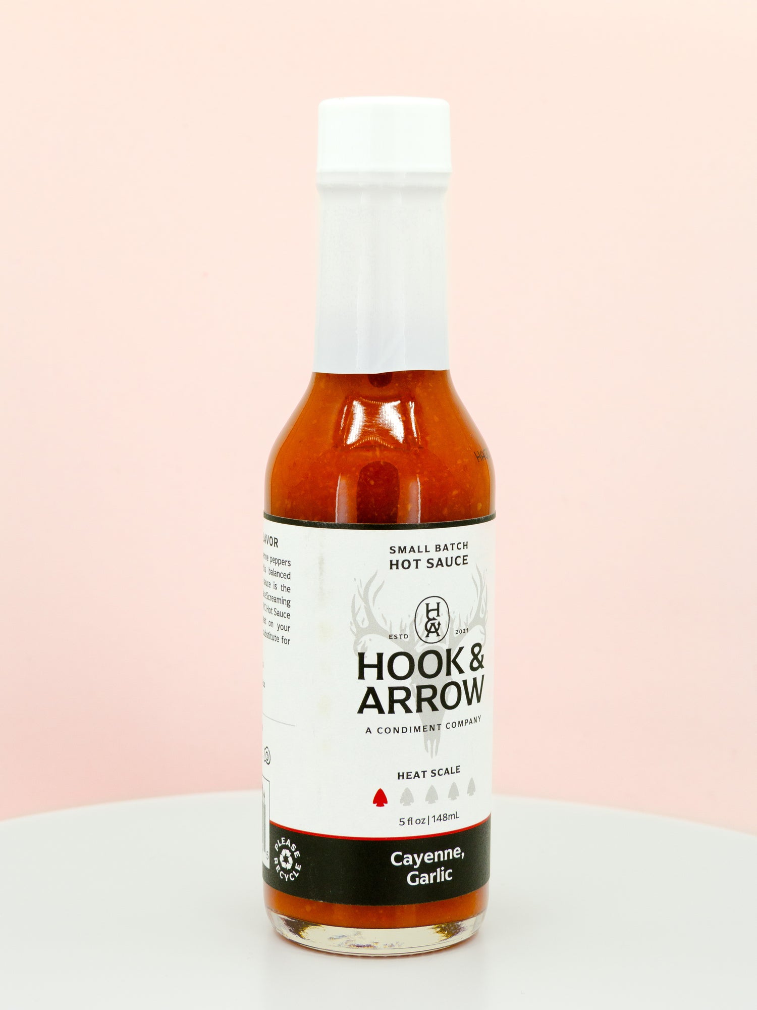 Cayenne, Garlic Hot Sauce