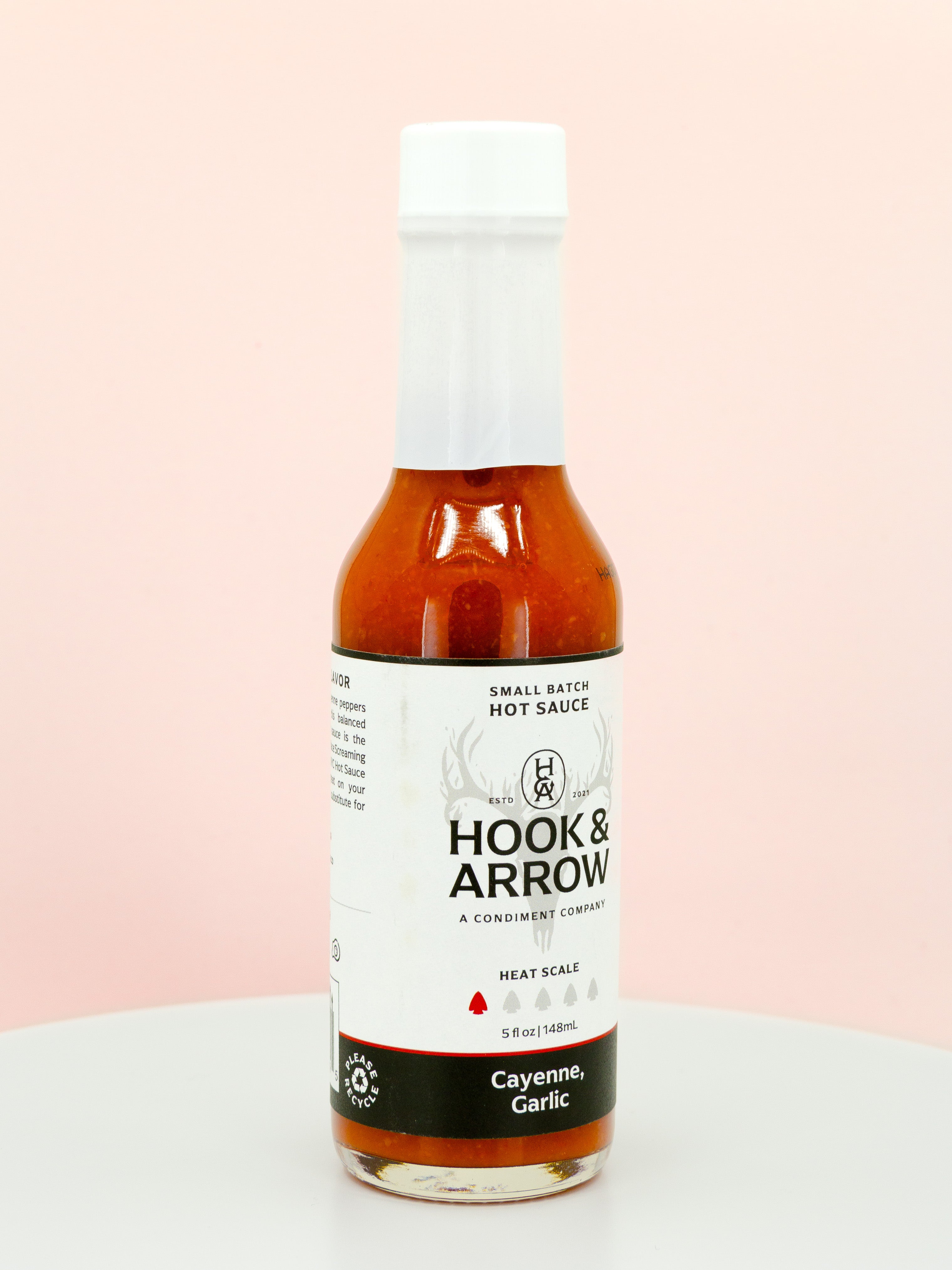 Cayenne, Garlic Hot Sauce