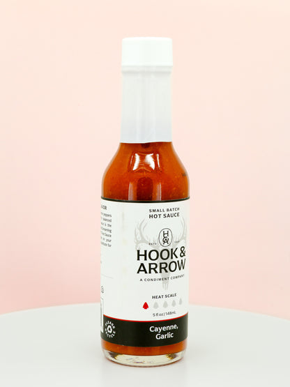 Cayenne, Garlic Hot Sauce