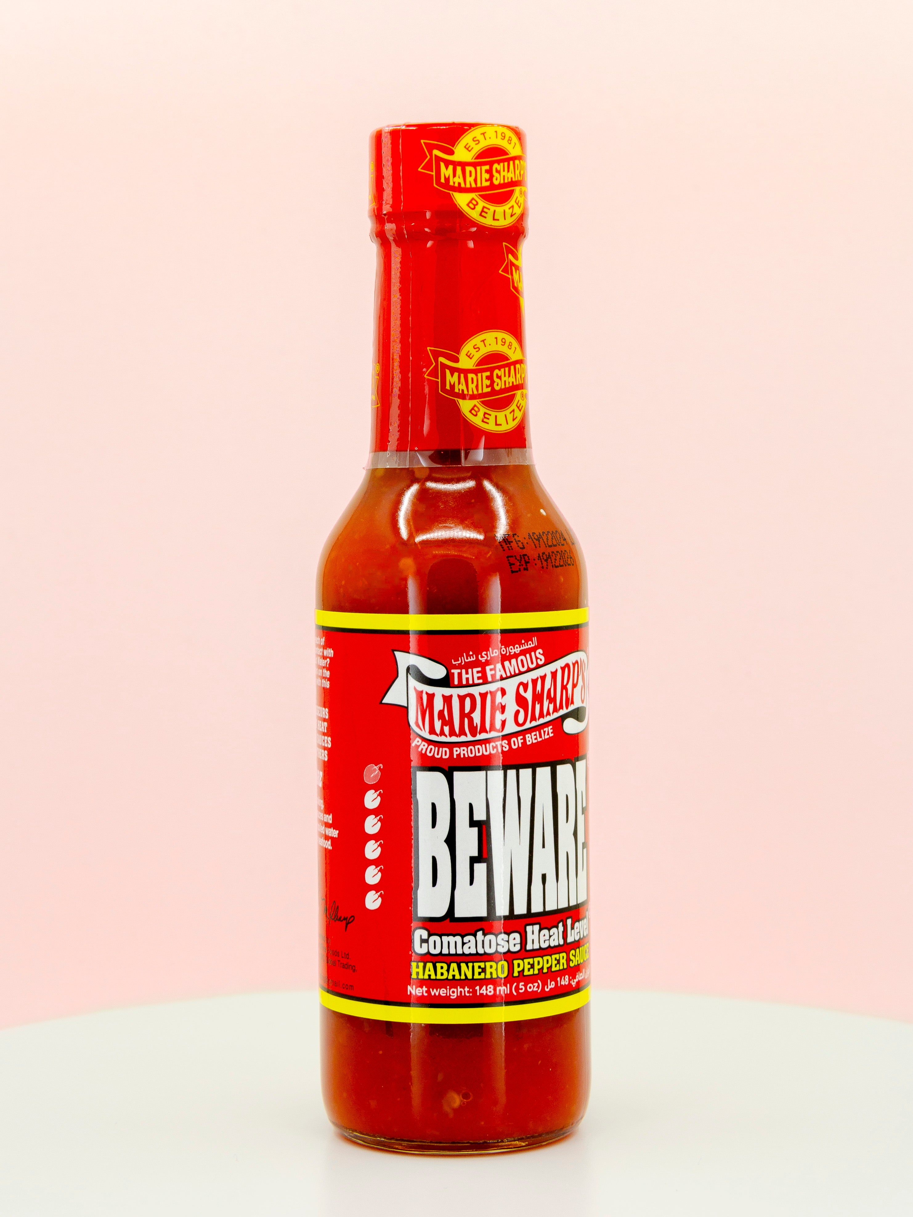 BEWARE Habanero Pepper Hot Sauce