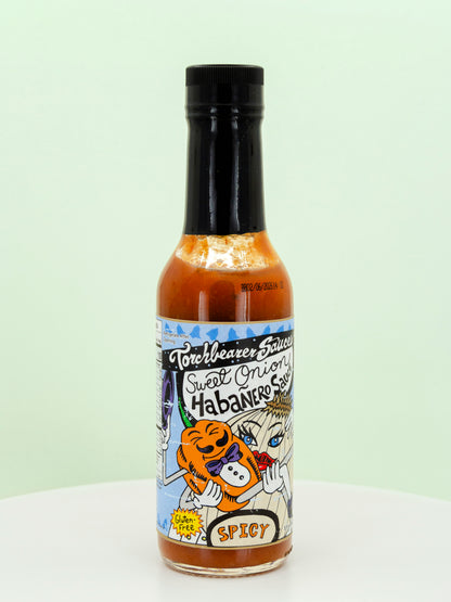 Sweet Onion Habanero Sauce Hot Sauce