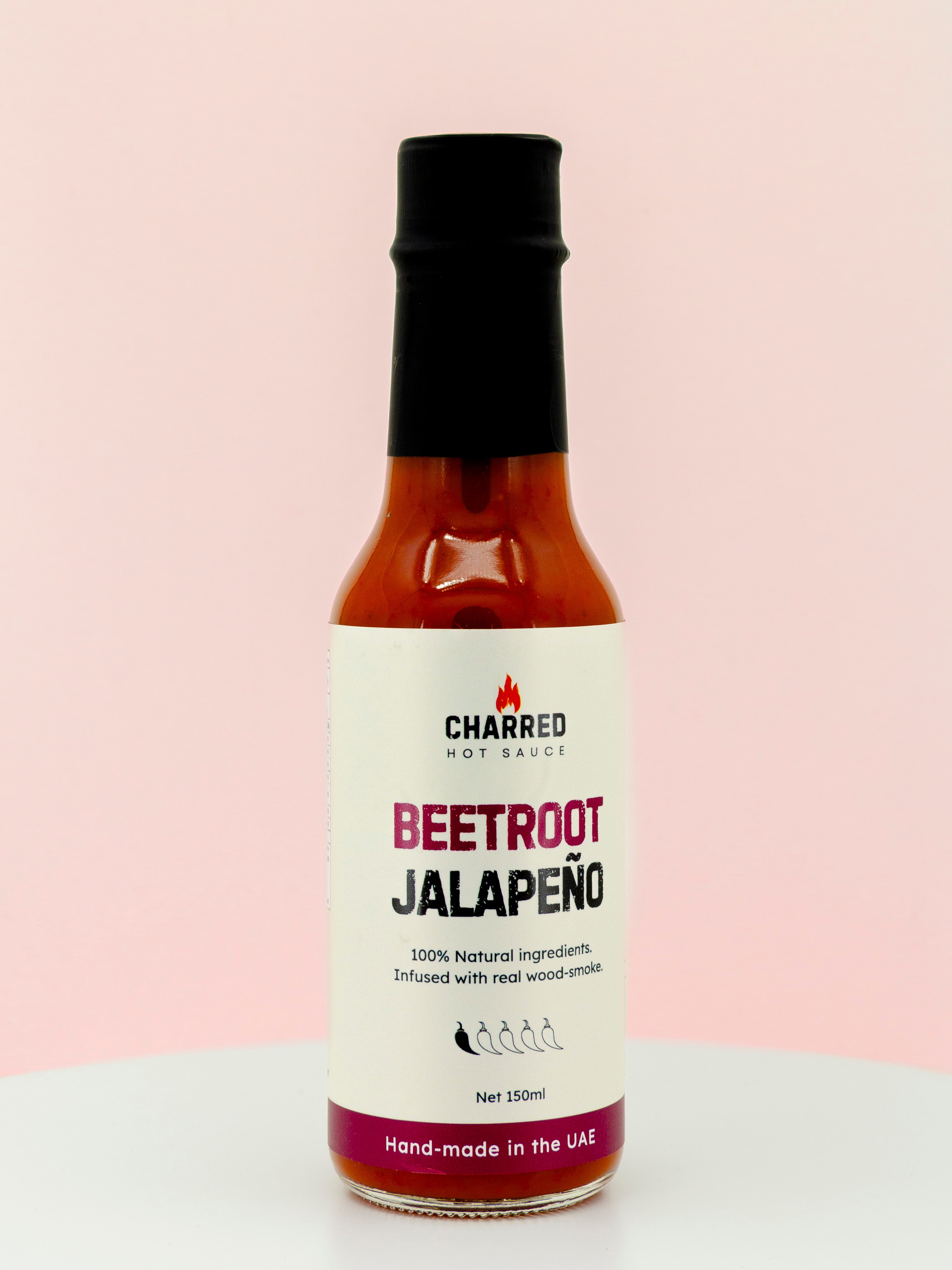 CHARRED Beetroot Jalapeno Hot Sauce