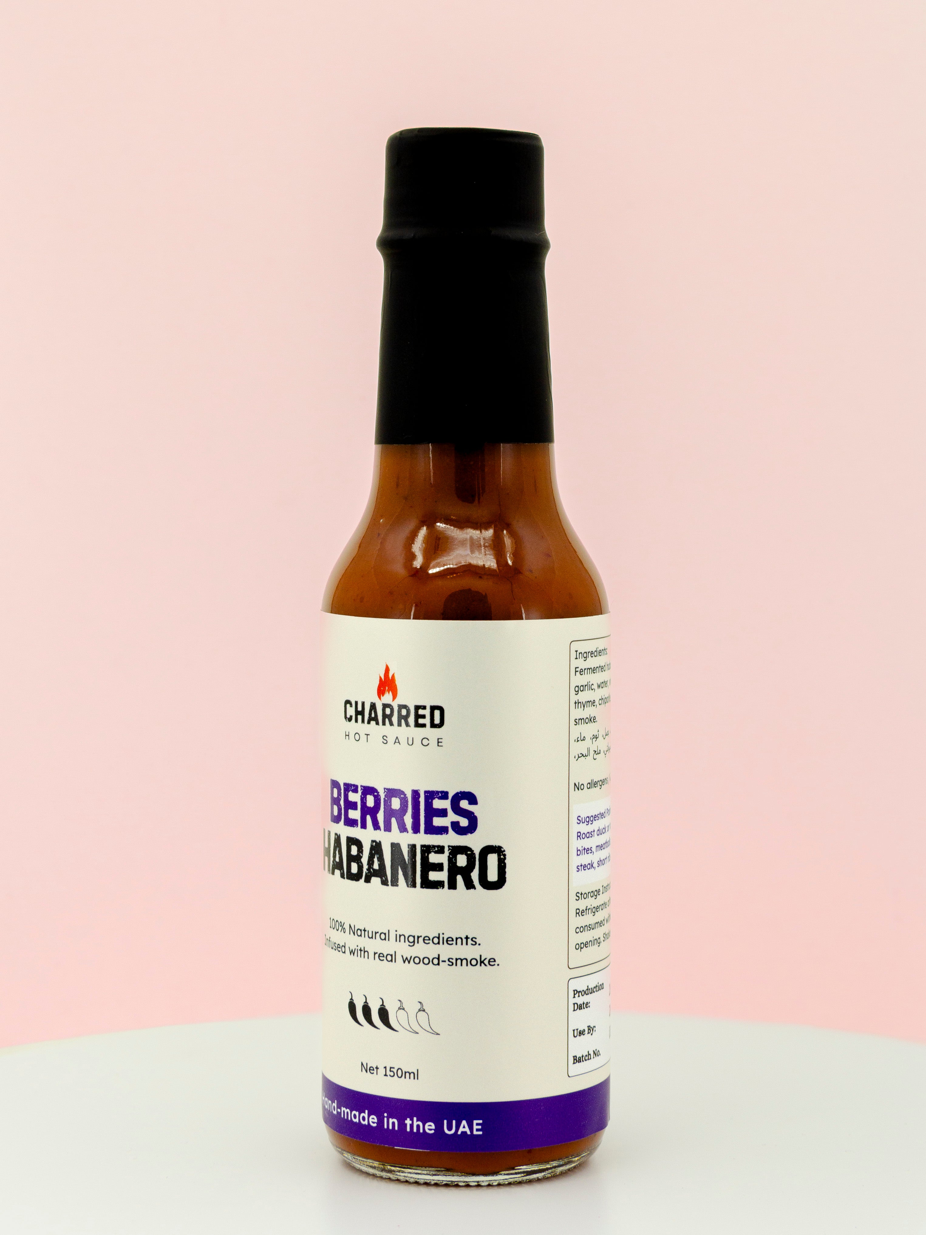 CHARRED Berries Habanero Hot Sauce