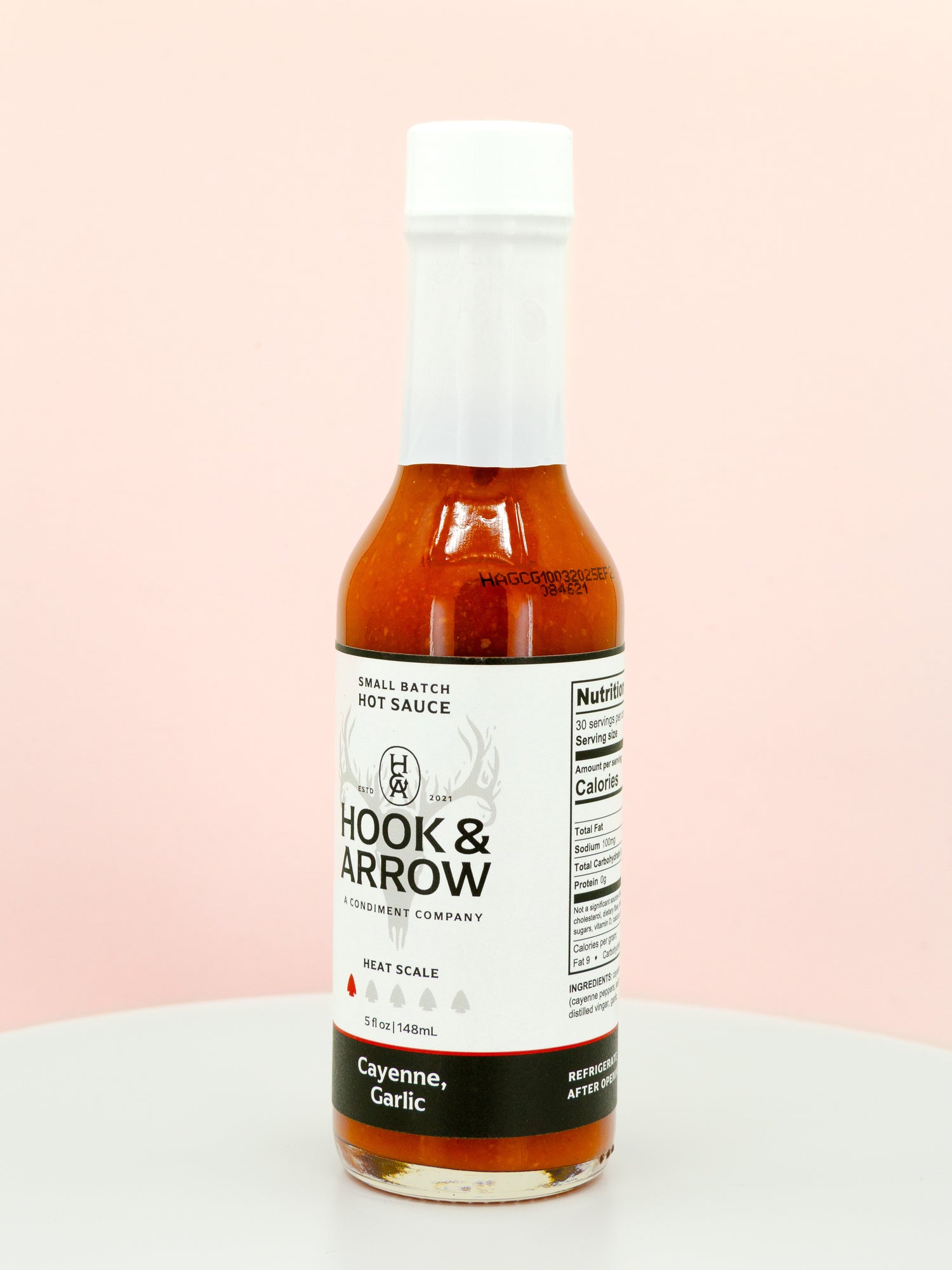 Cayenne, Garlic Hot Sauce