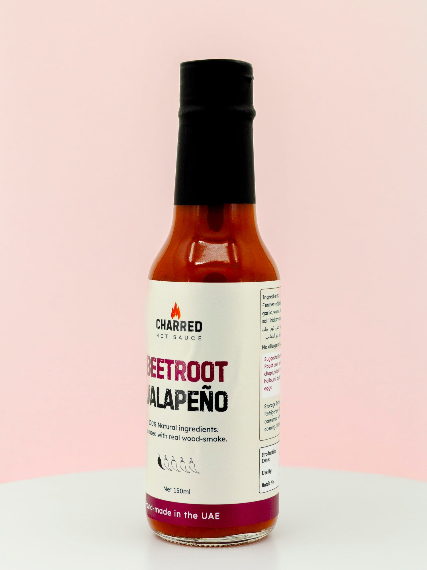 CHARRED Beetroot Jalapeno Hot Sauce