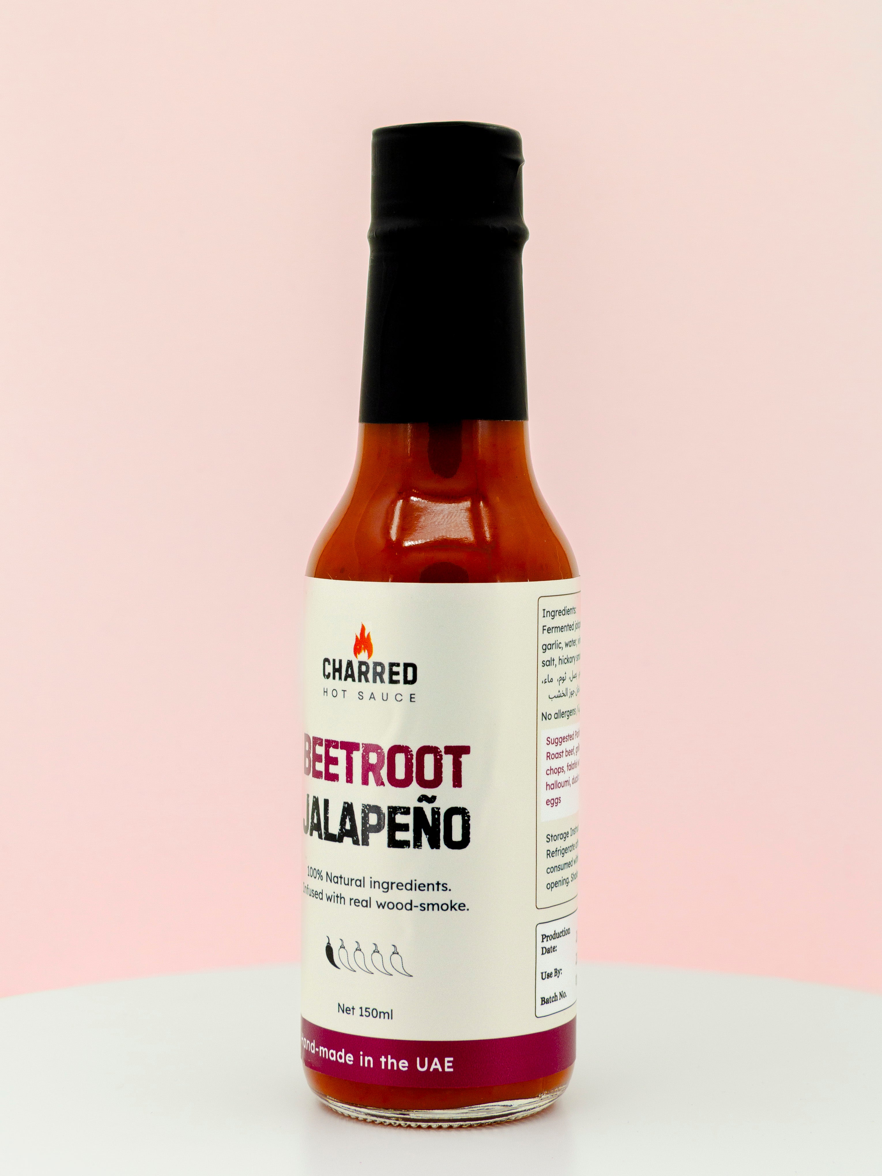 CHARRED Beetroot Jalapeno Hot Sauce