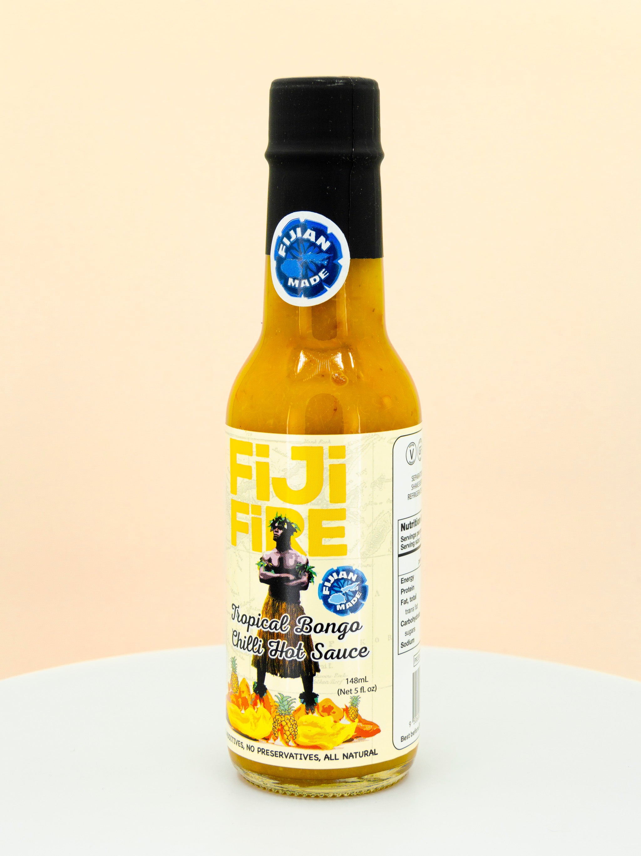 Fiji Fire Tropical Bongo Chilli Hot Sauce
