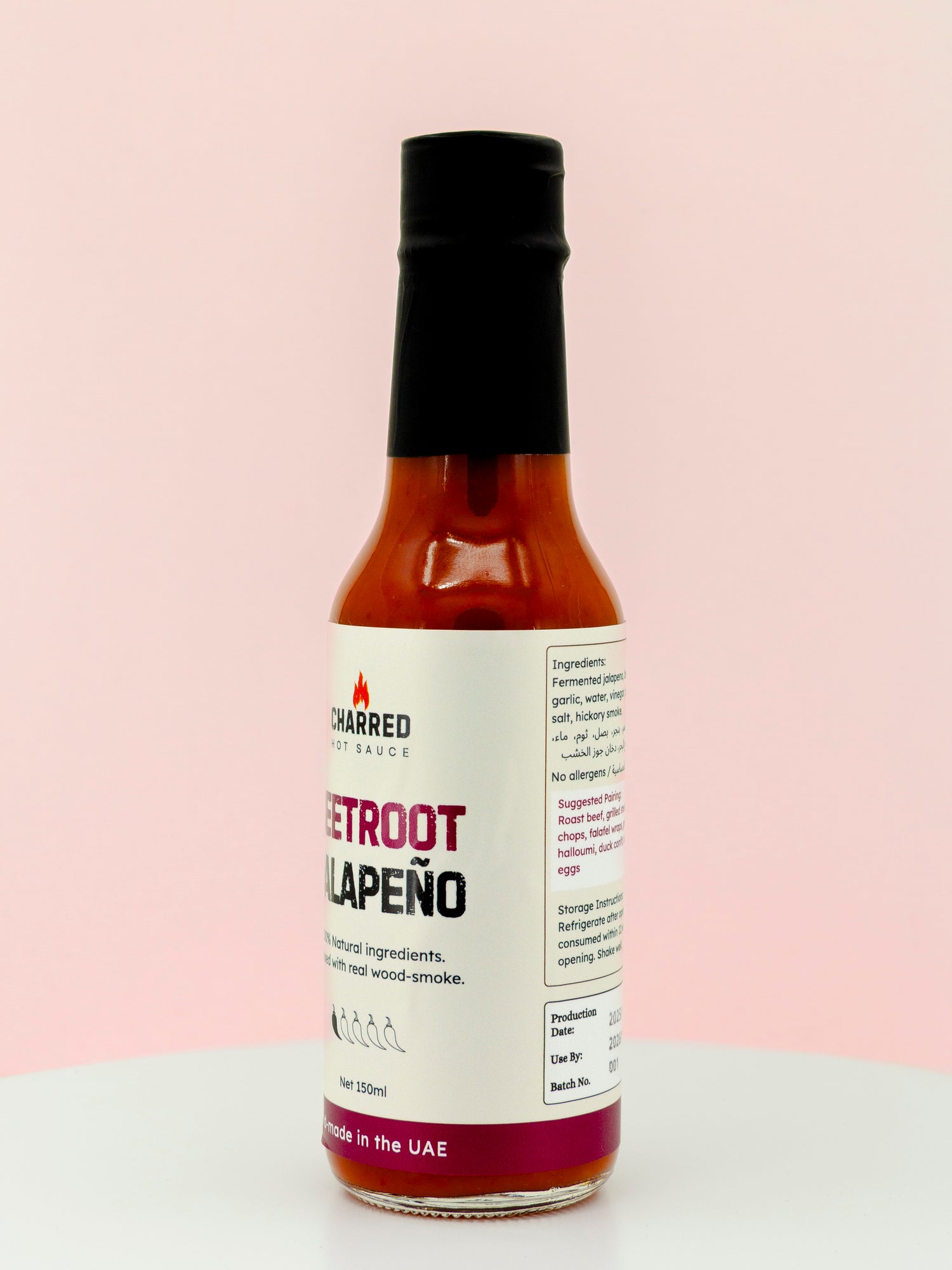 CHARRED Beetroot Jalapeno Hot Sauce