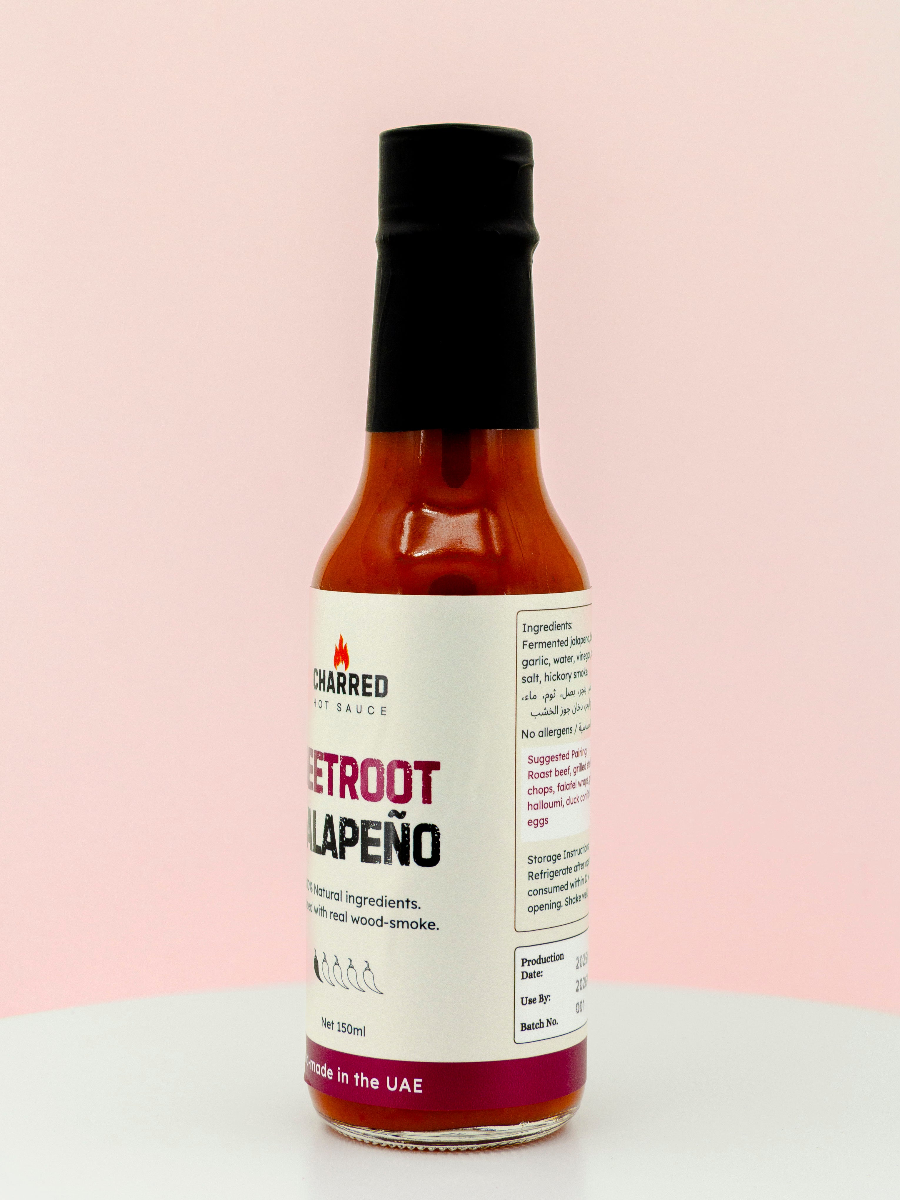 CHARRED Beetroot Jalapeno Hot Sauce