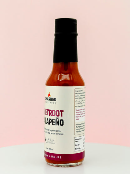 CHARRED Beetroot Jalapeno Hot Sauce