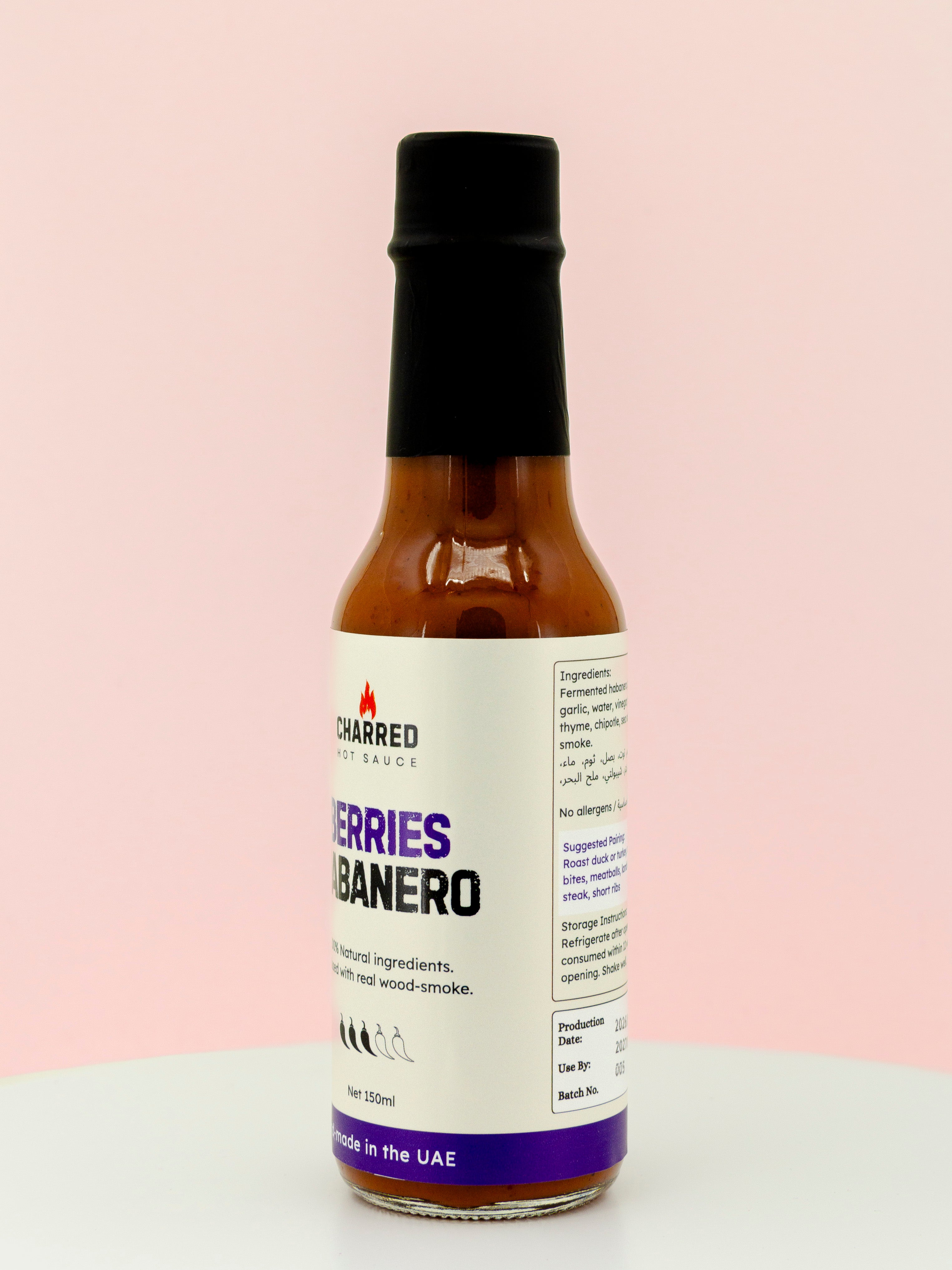 CHARRED Berries Habanero Hot Sauce