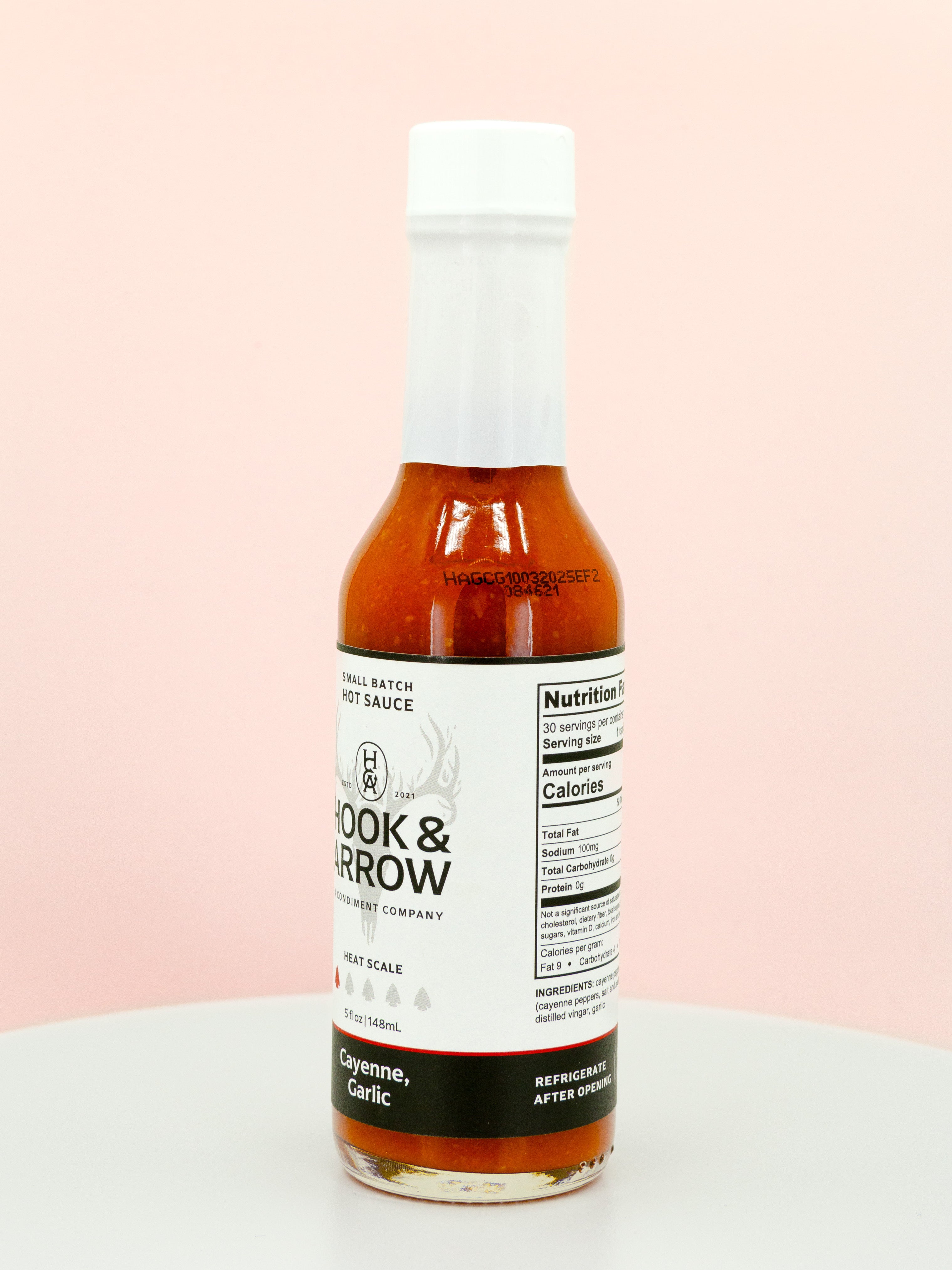 Cayenne, Garlic Hot Sauce