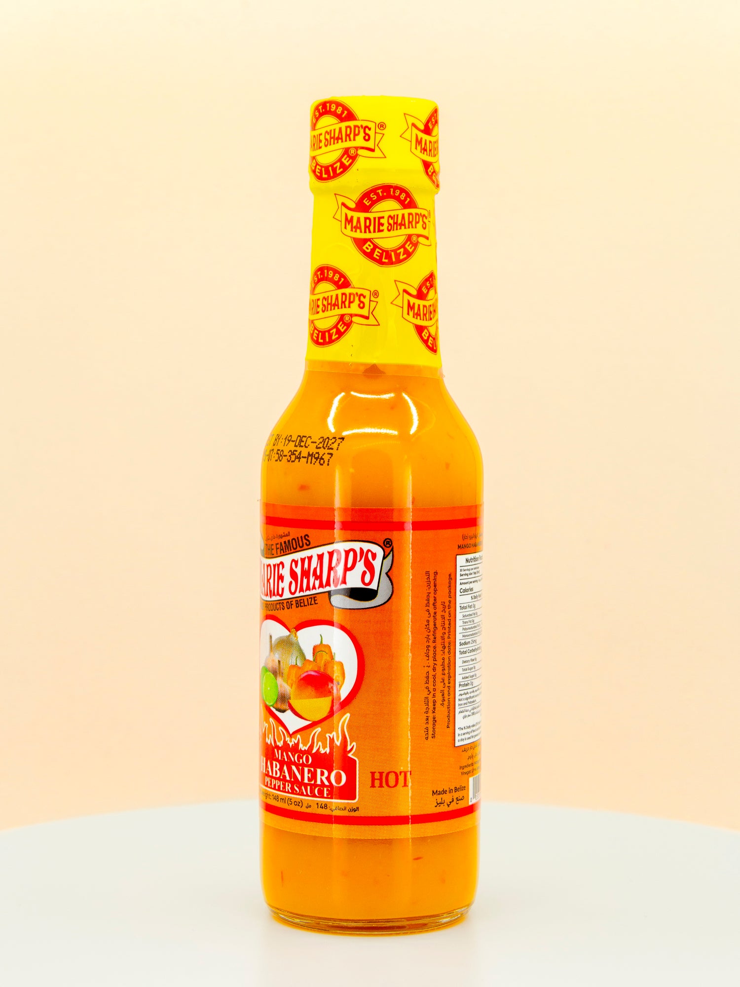 Mango Habanero Pepper Hot Sauce