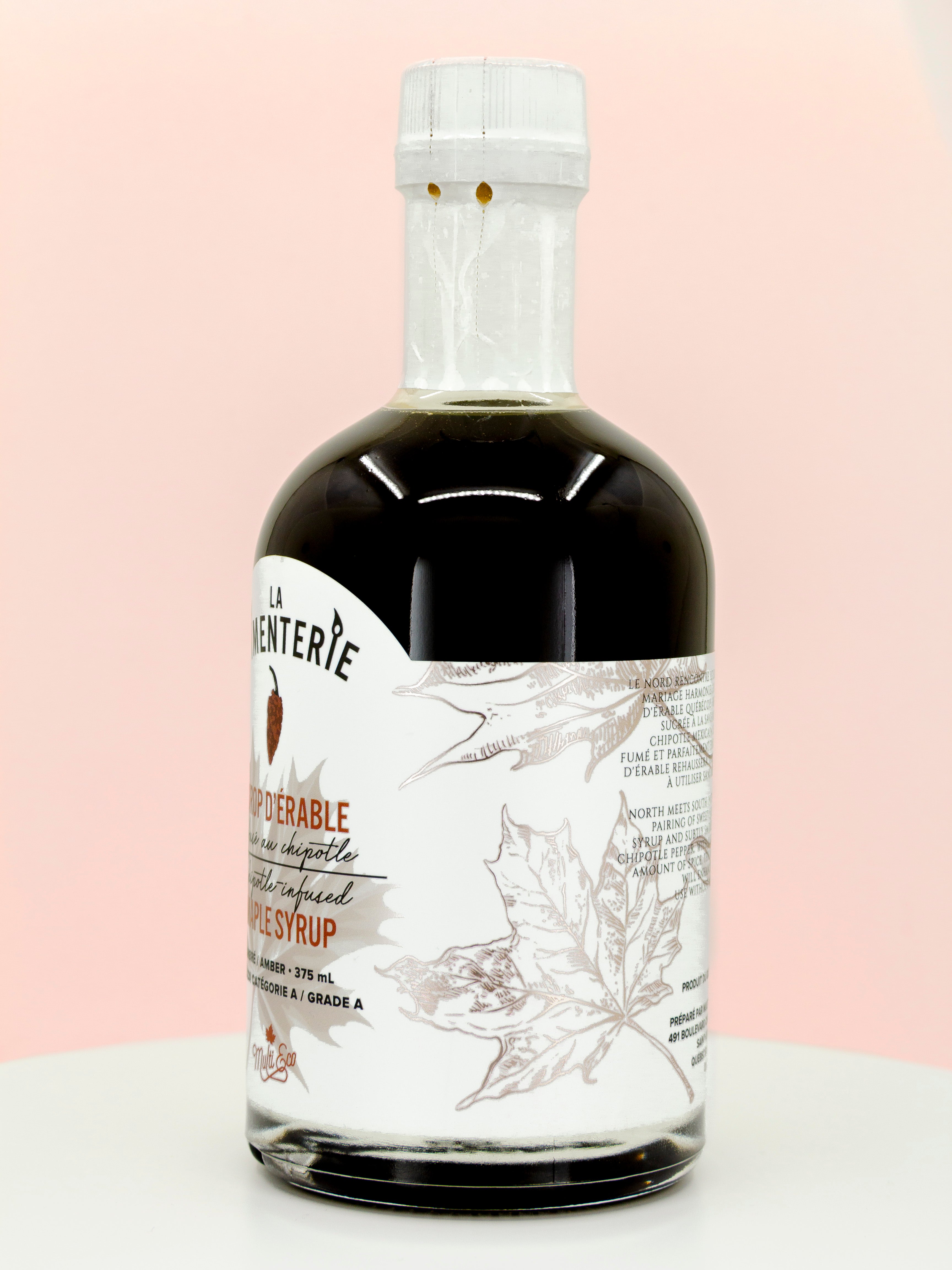 Chipotle-Infused Hot Maple Syrup