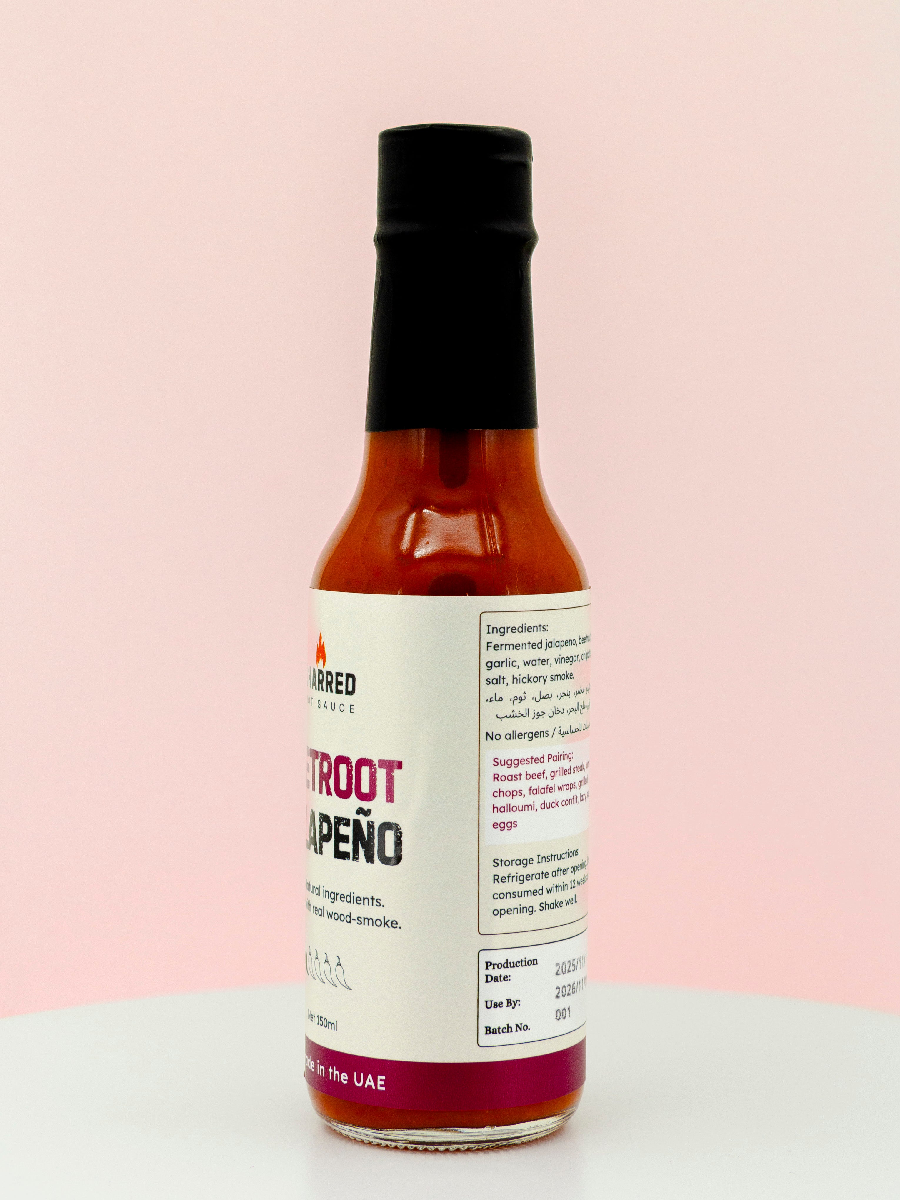 CHARRED Beetroot Jalapeno Hot Sauce