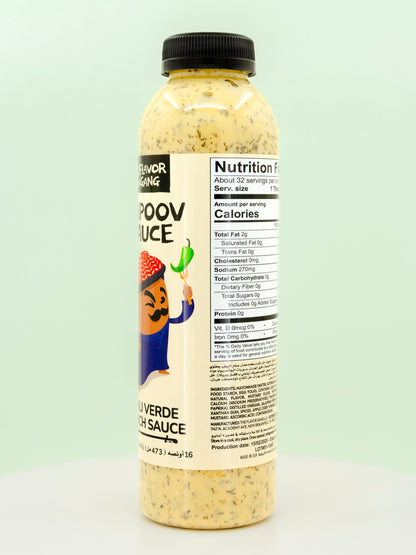 Shpoov Sauce Chilli Verde Ranch