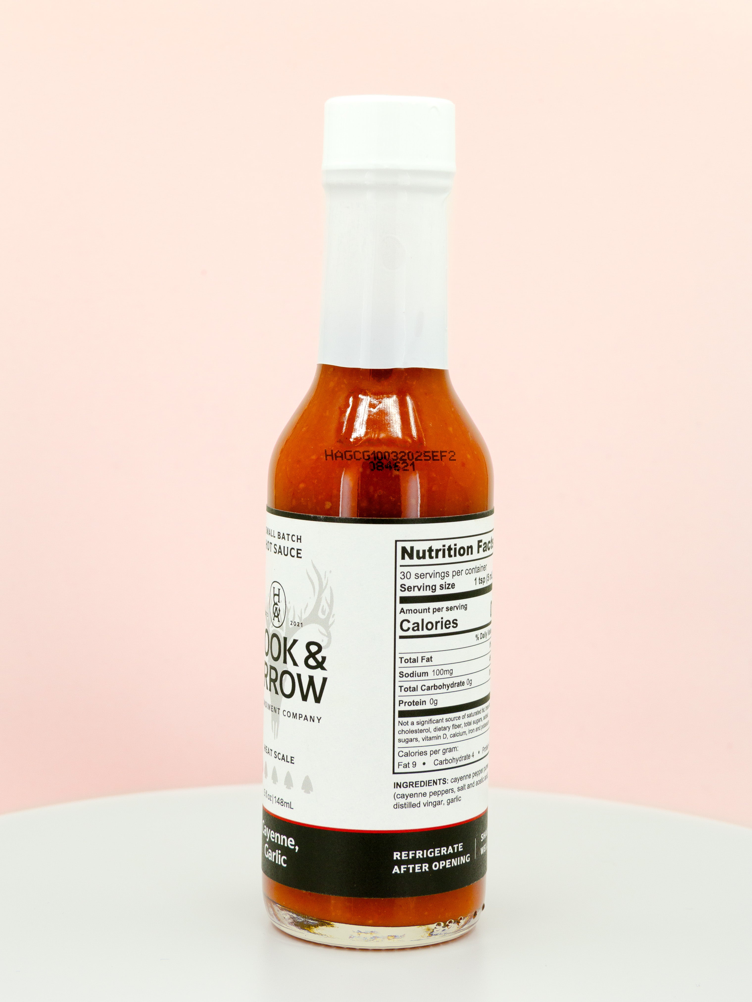 Cayenne, Garlic Hot Sauce