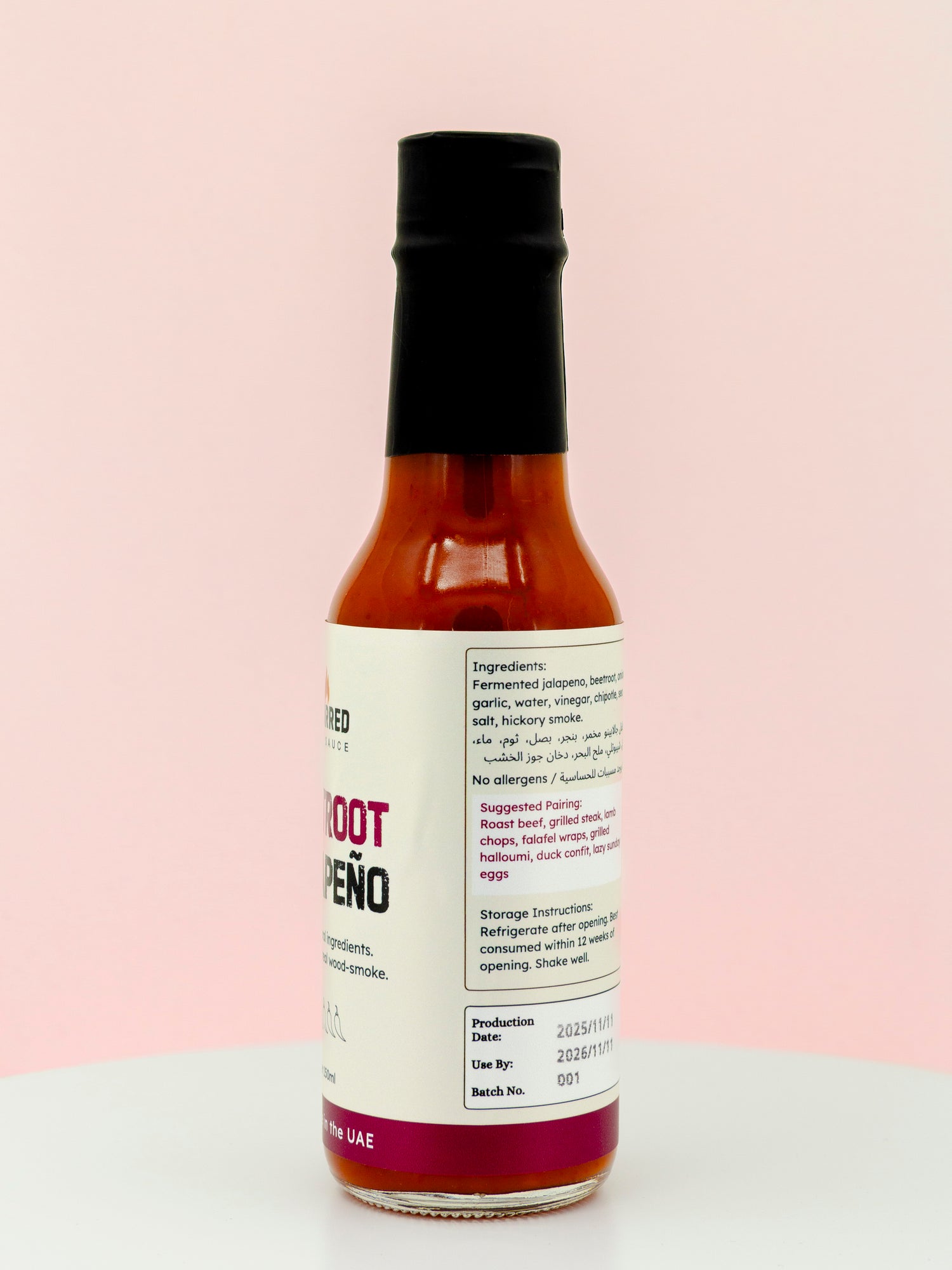 CHARRED Beetroot Jalapeno Hot Sauce