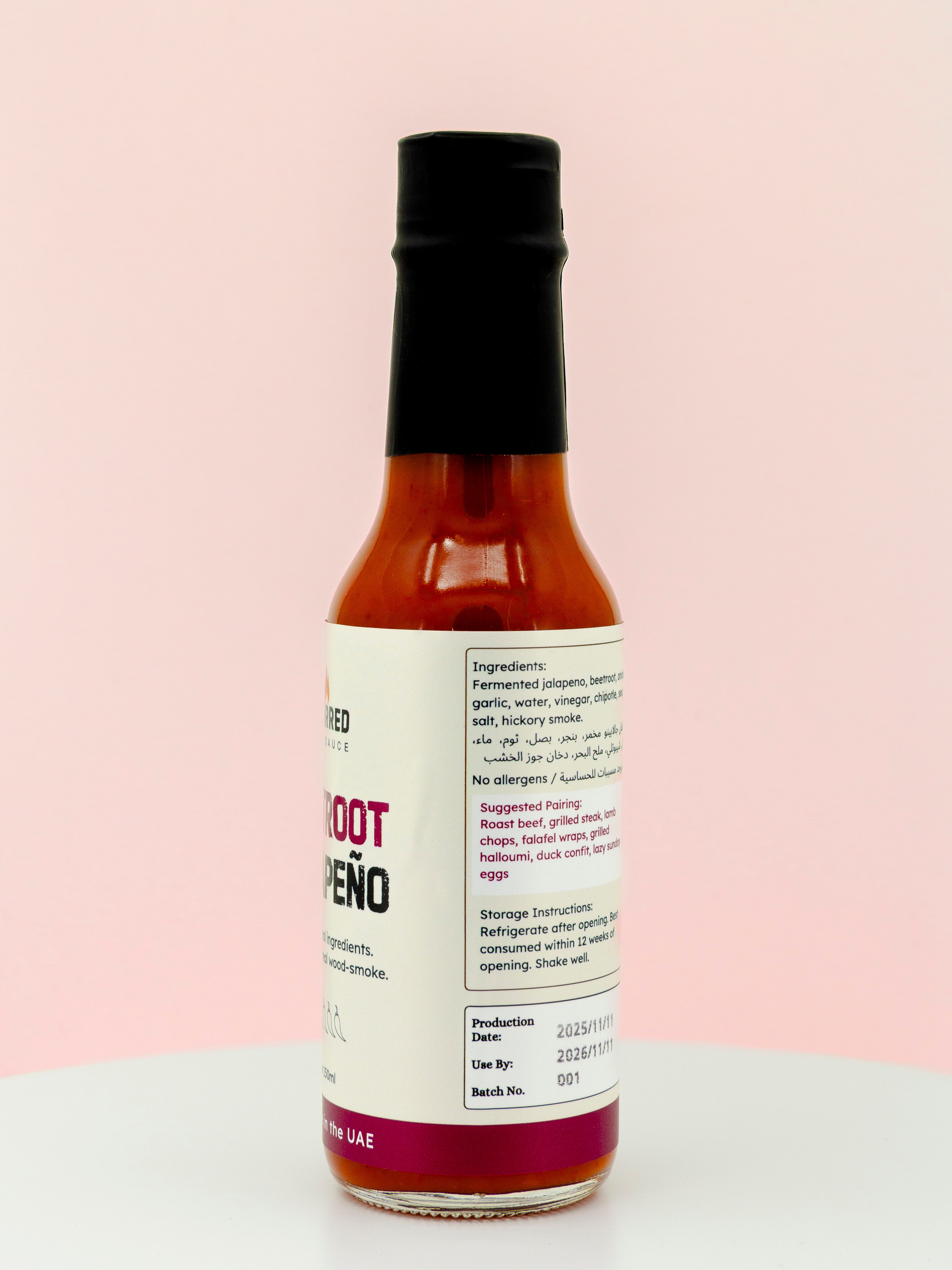 CHARRED Beetroot Jalapeno Hot Sauce