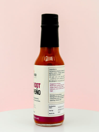 CHARRED Beetroot Jalapeno Hot Sauce