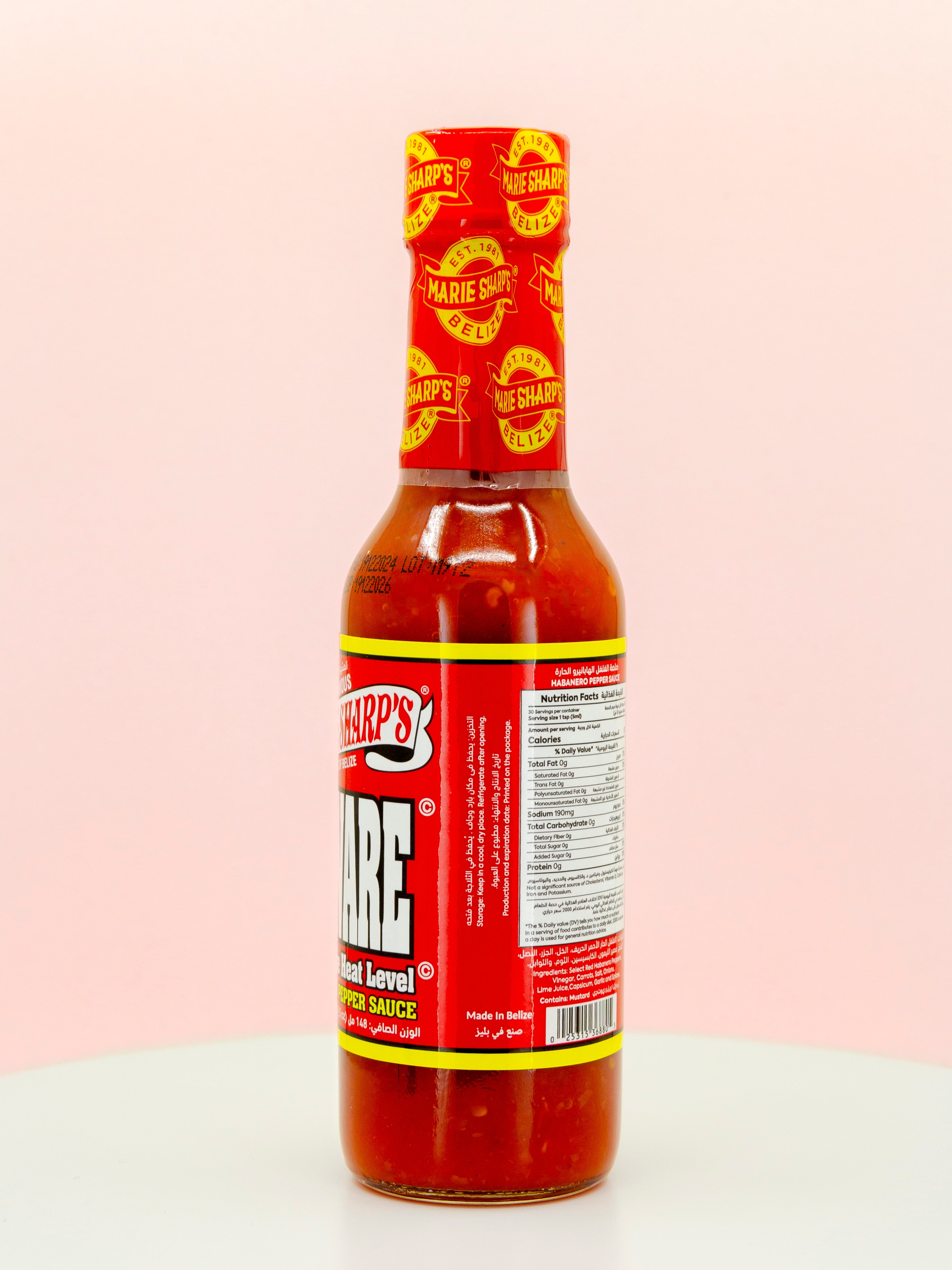 BEWARE Habanero Pepper Hot Sauce