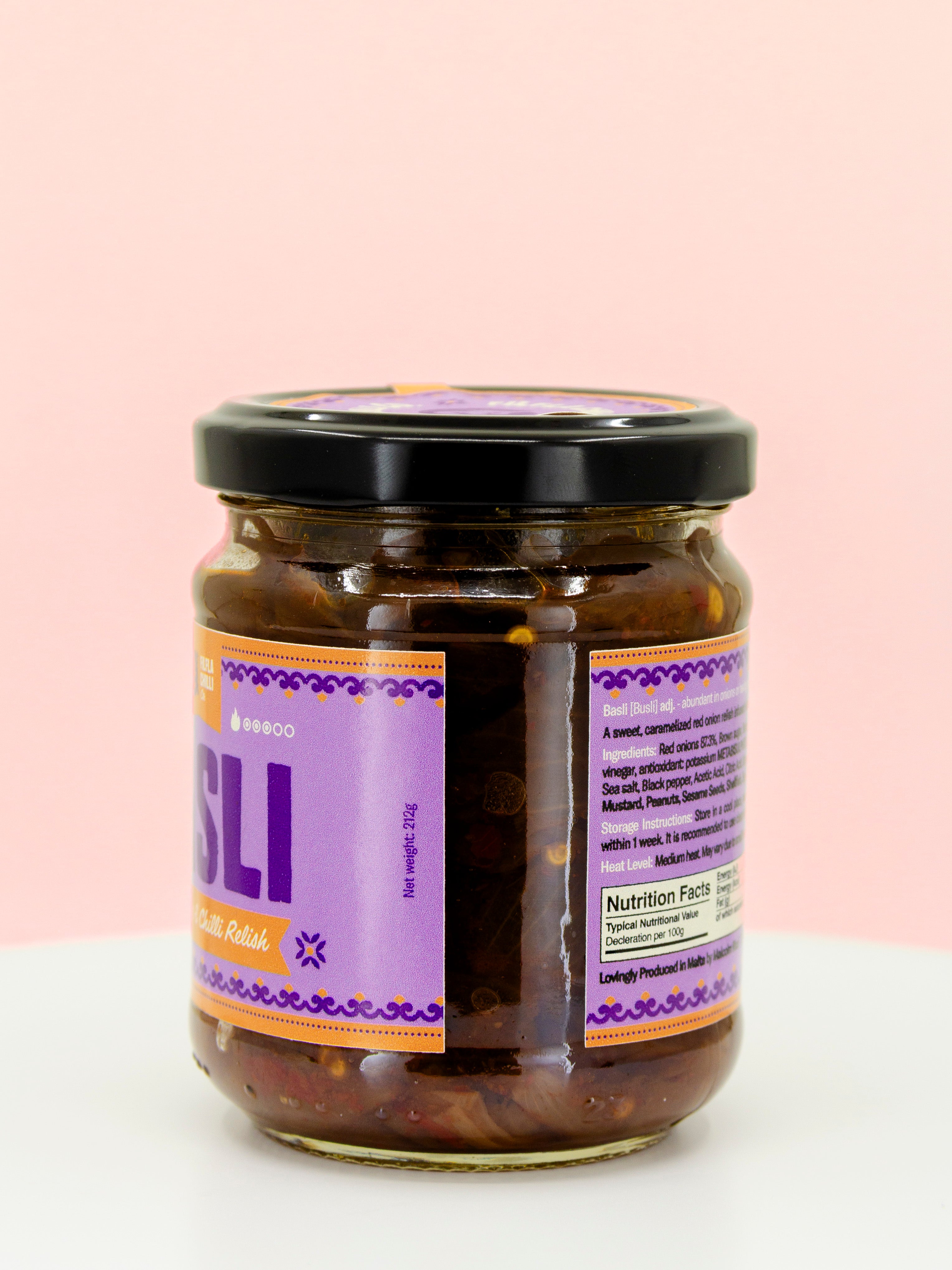 Basli Red Onion &amp; Chilli Relish