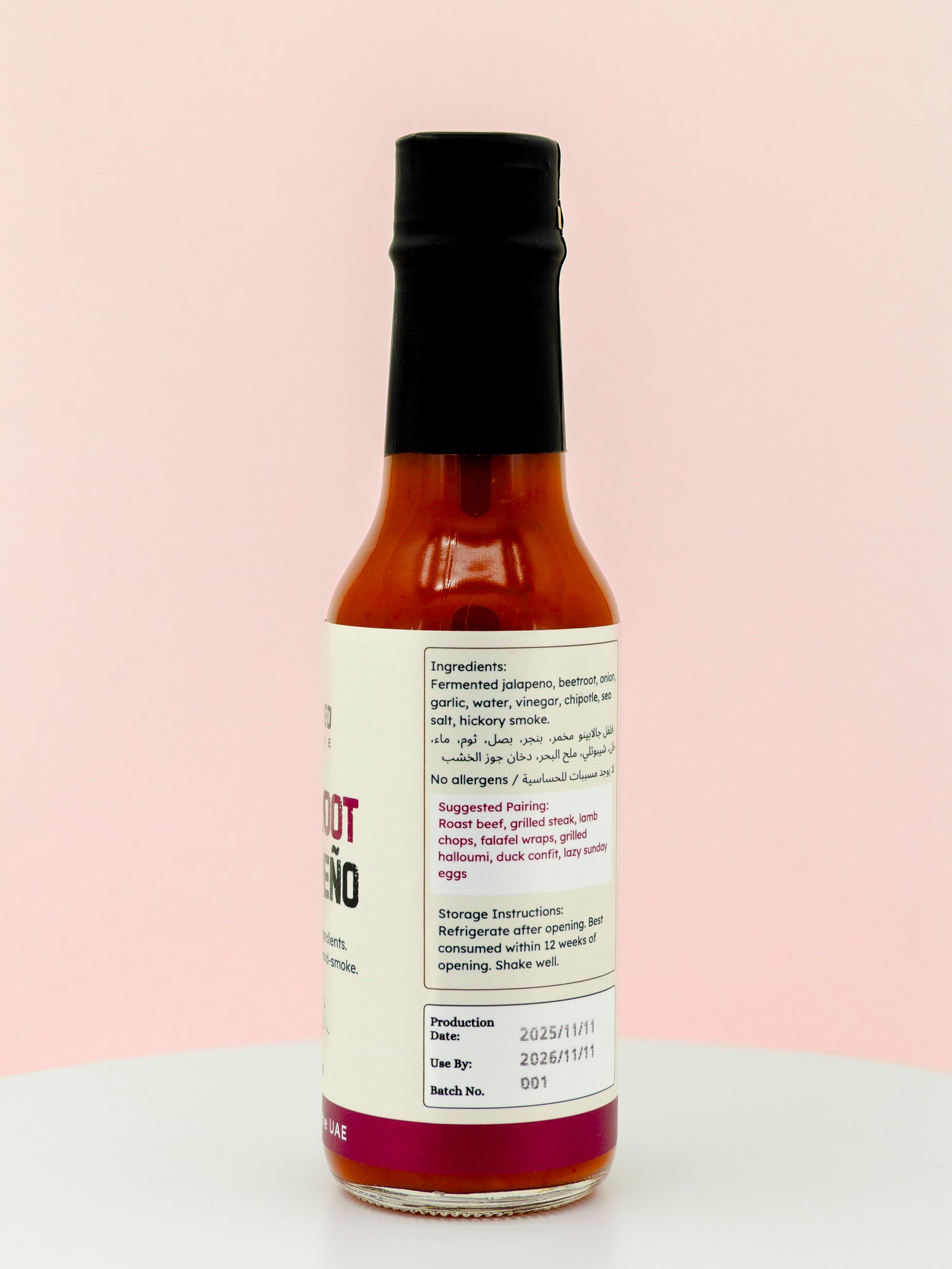 CHARRED Beetroot Jalapeno Hot Sauce