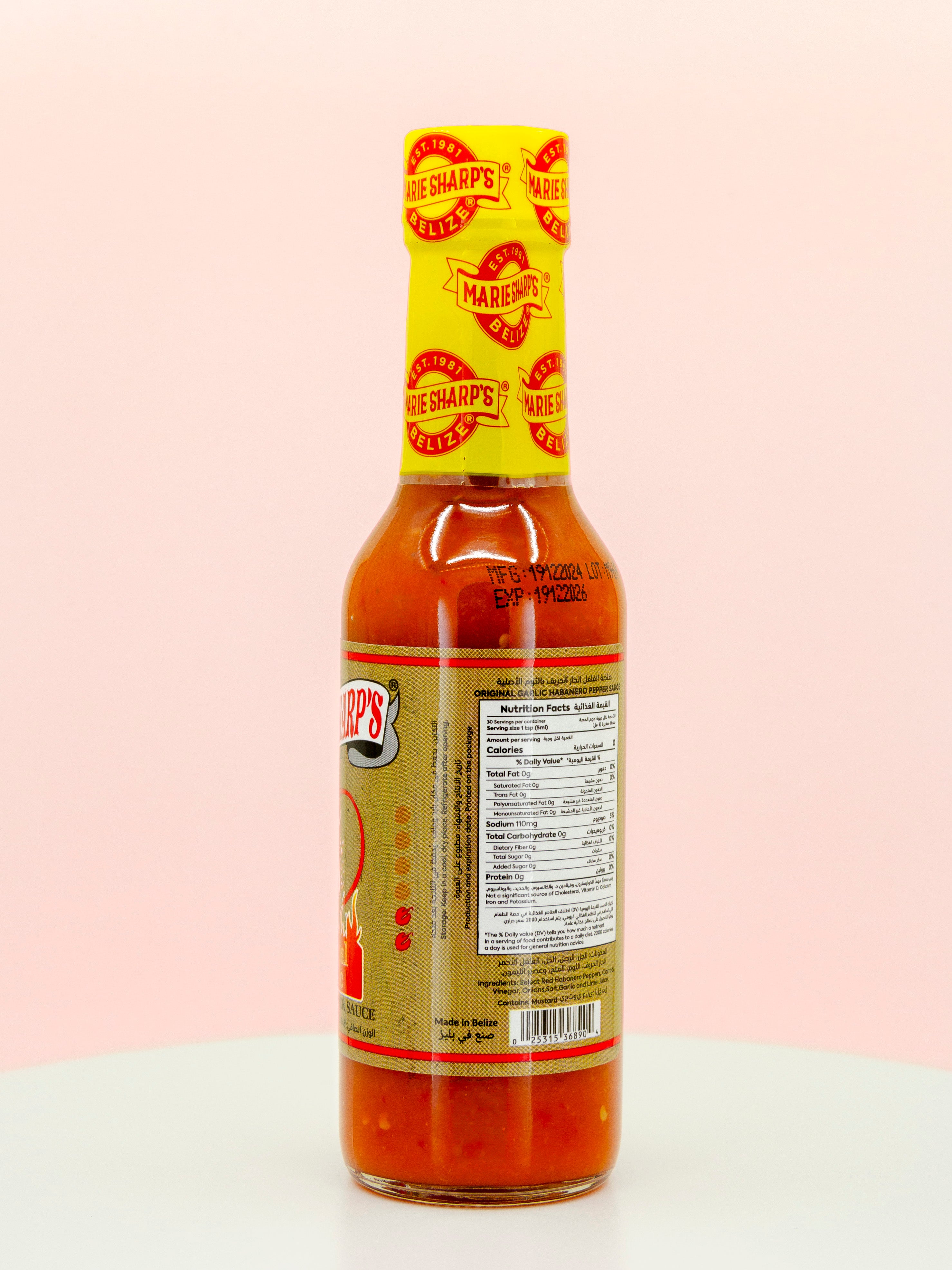 Original Garlic Habanero Pepper Hot Sauce