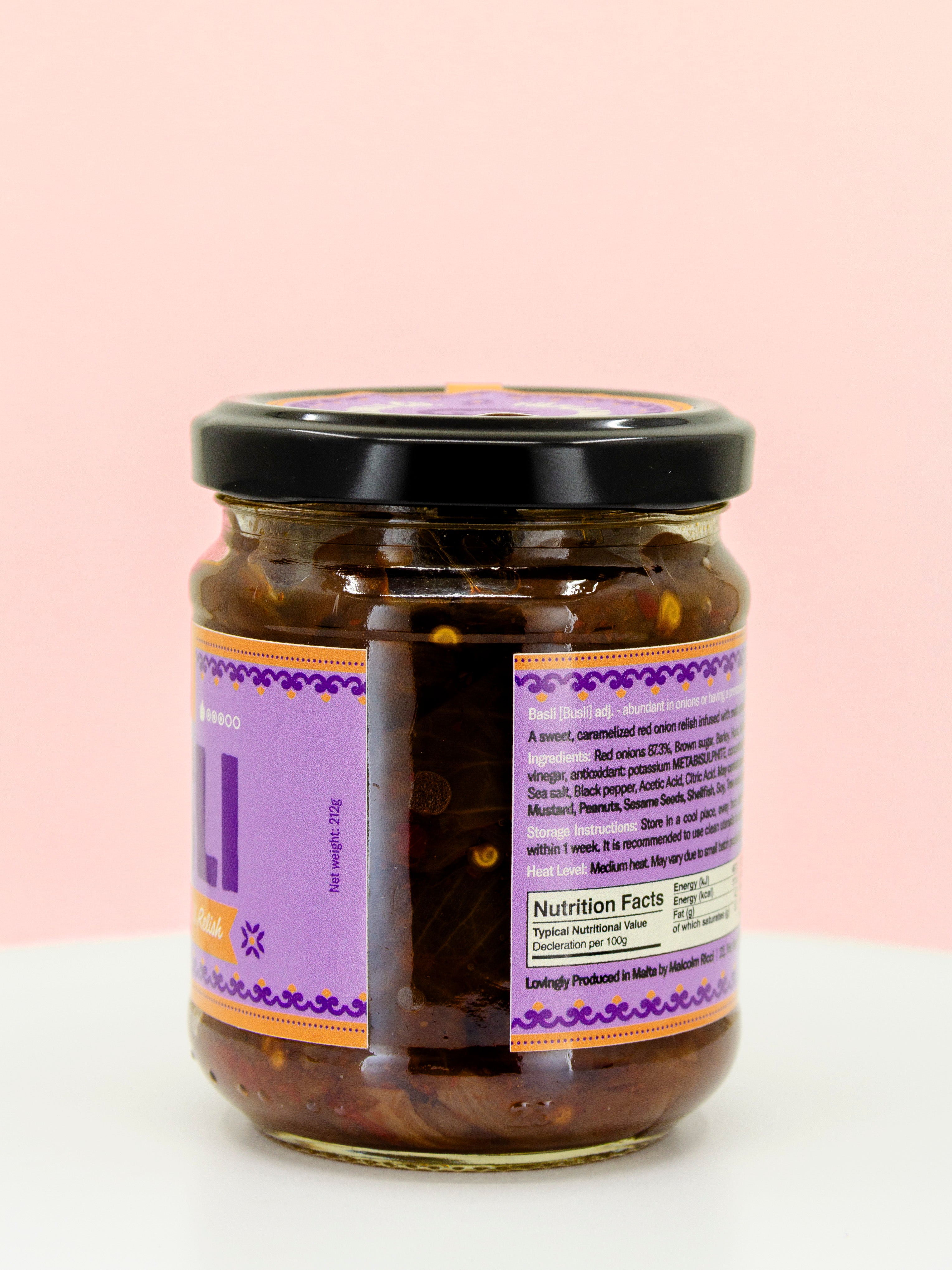 Basli Red Onion &amp; Chilli Relish