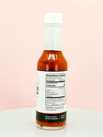 Cayenne, Garlic Hot Sauce